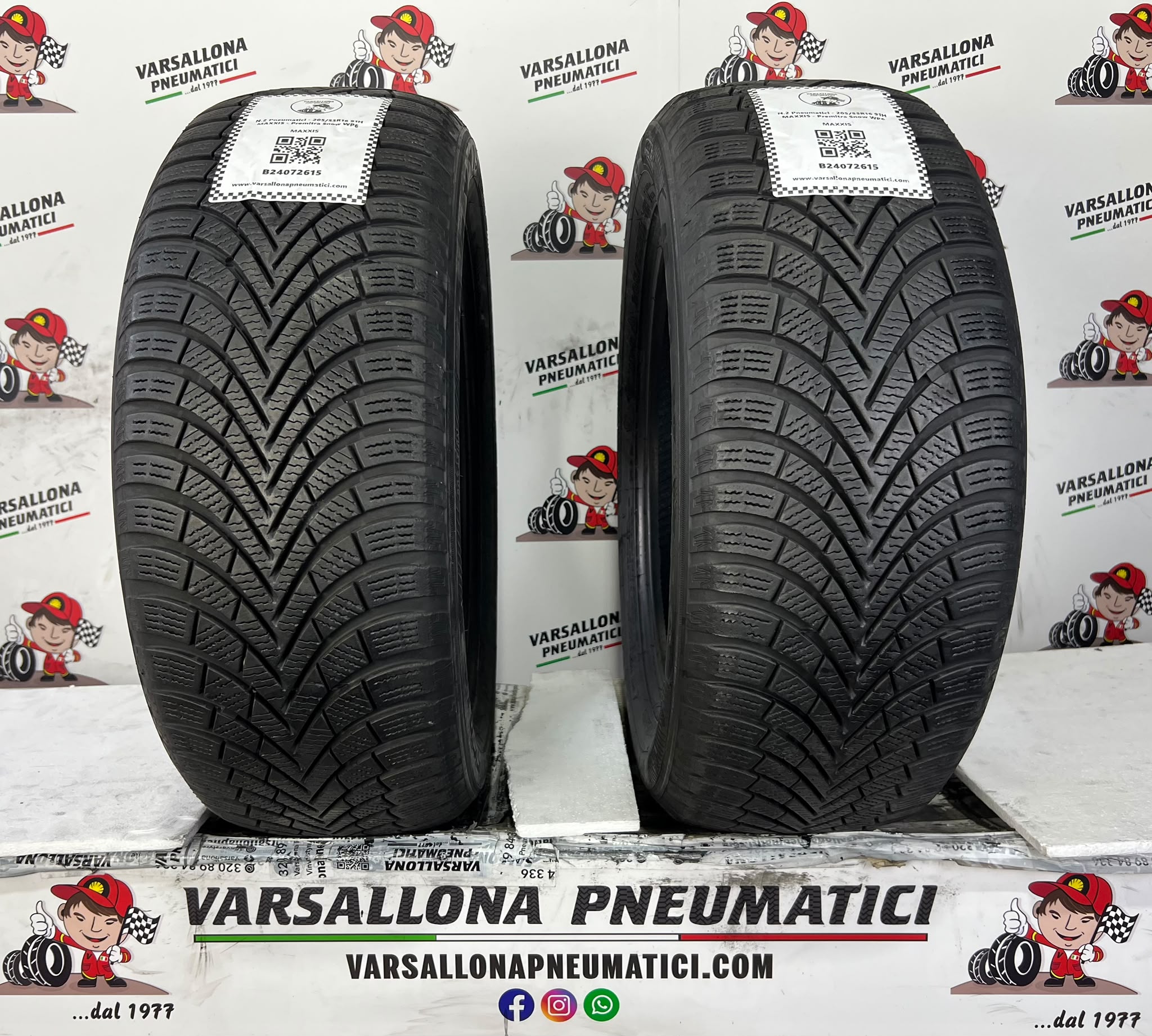 N.2 Pneumatici - 205/55R16 91H MAXXIS - Premitra Snow WP6