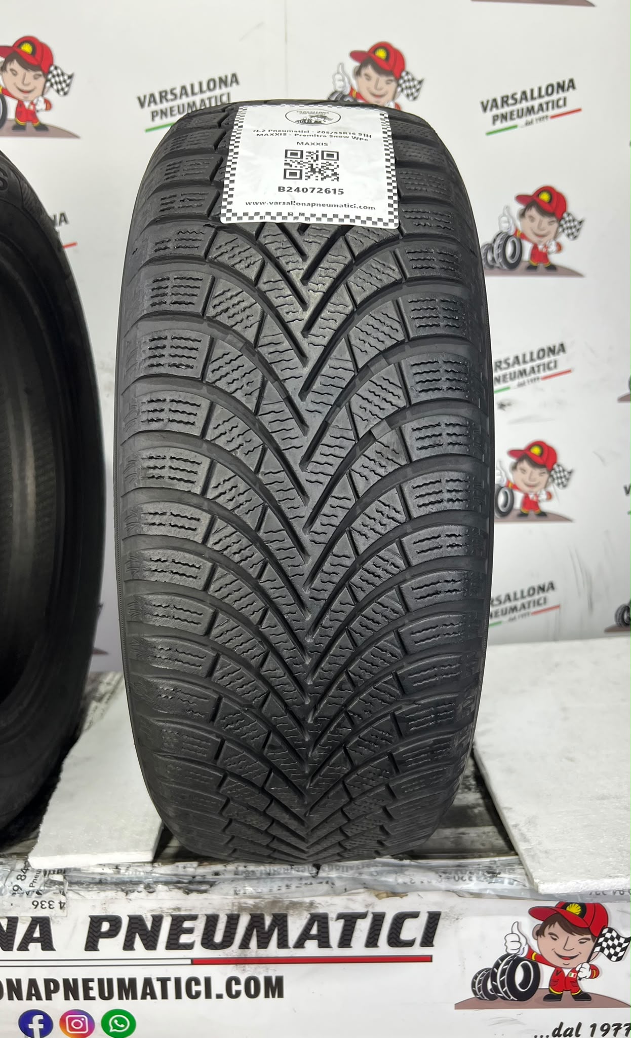 N.2 Pneumatici - 205/55R16 91H MAXXIS - Premitra Snow WP6 - immagine 2