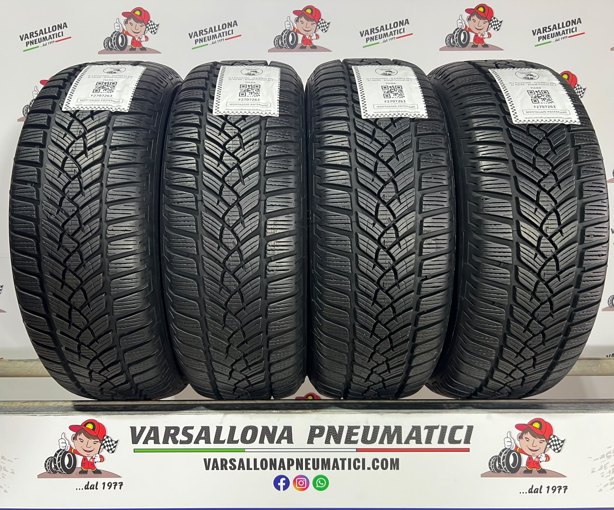 N.4 Pneumatici - 215/60R16 99H XL FULDA - Kristall Control HP 2