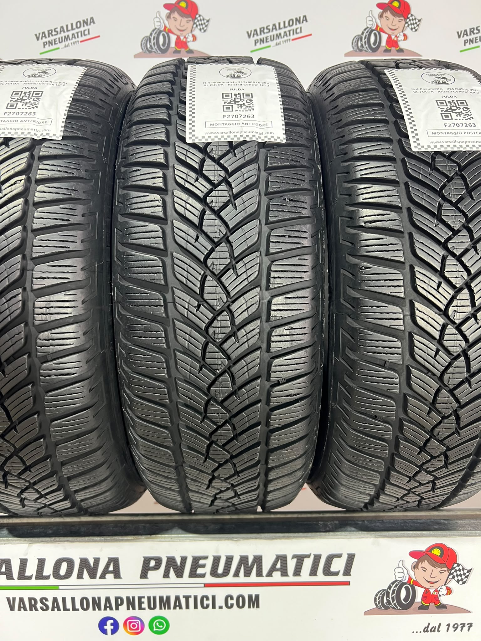 N.4 Pneumatici - 215/60R16 99H XL FULDA - Kristall Control HP 2 - immagine 2