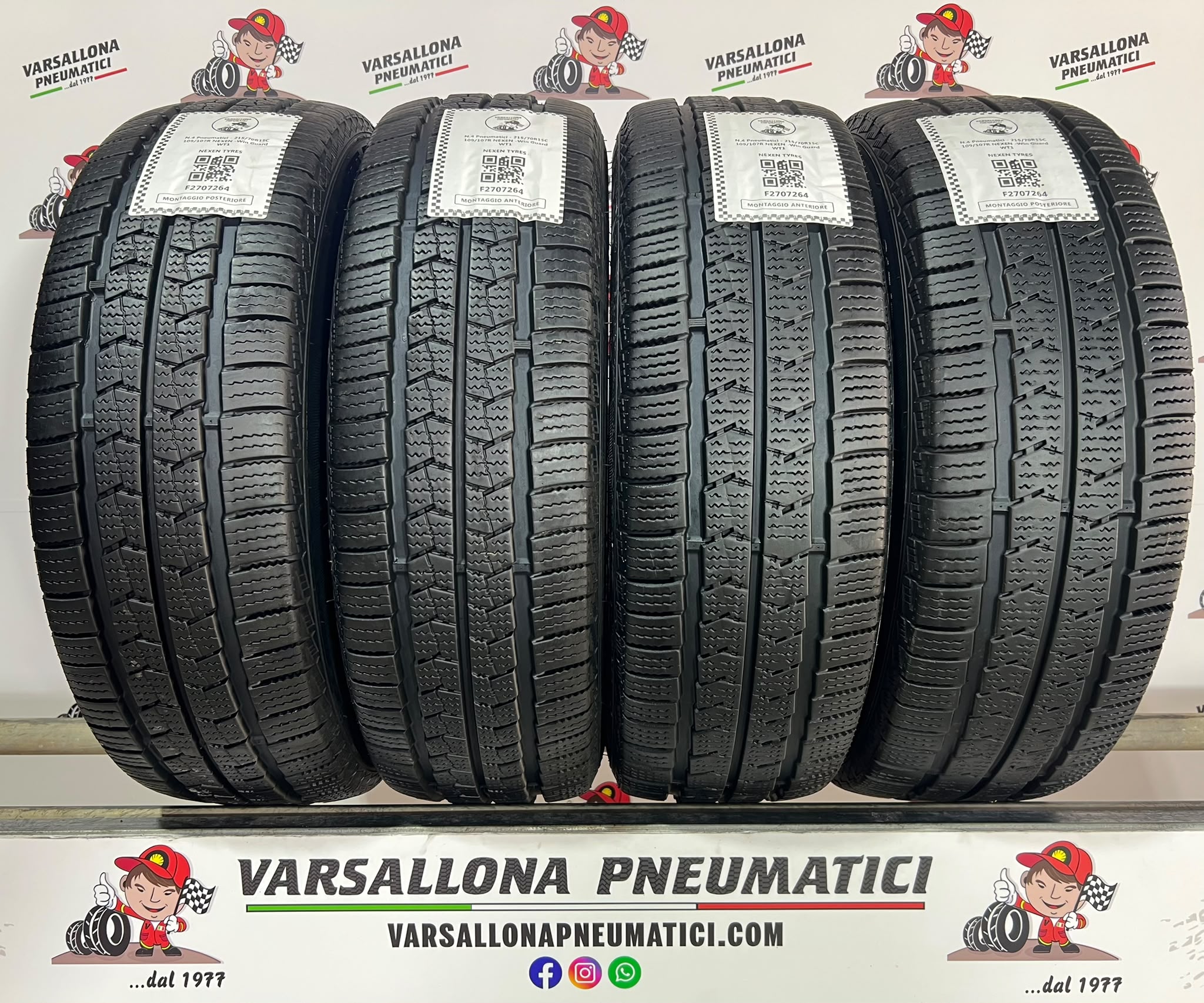 N.4 Pneumatici - 215/70R15C 109/107R NEXEN - WinGuard WT1