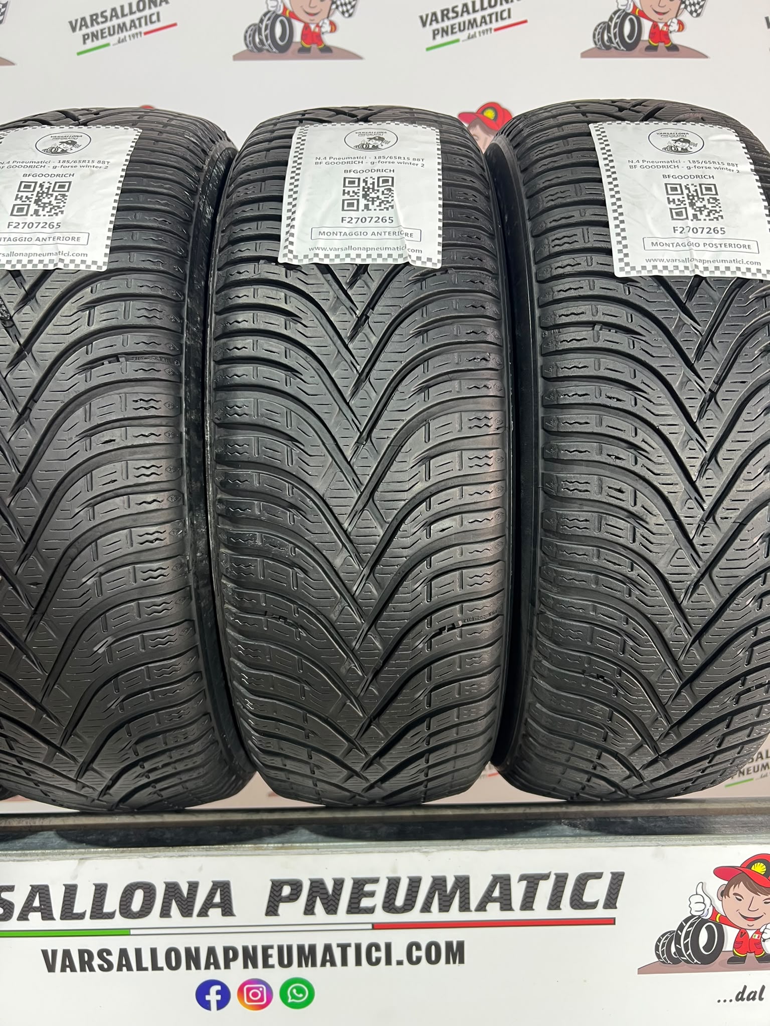 N.4 Pneumatici - 185/65R15 88T BF GOODRICH - G force Winter 2 - immagine 2