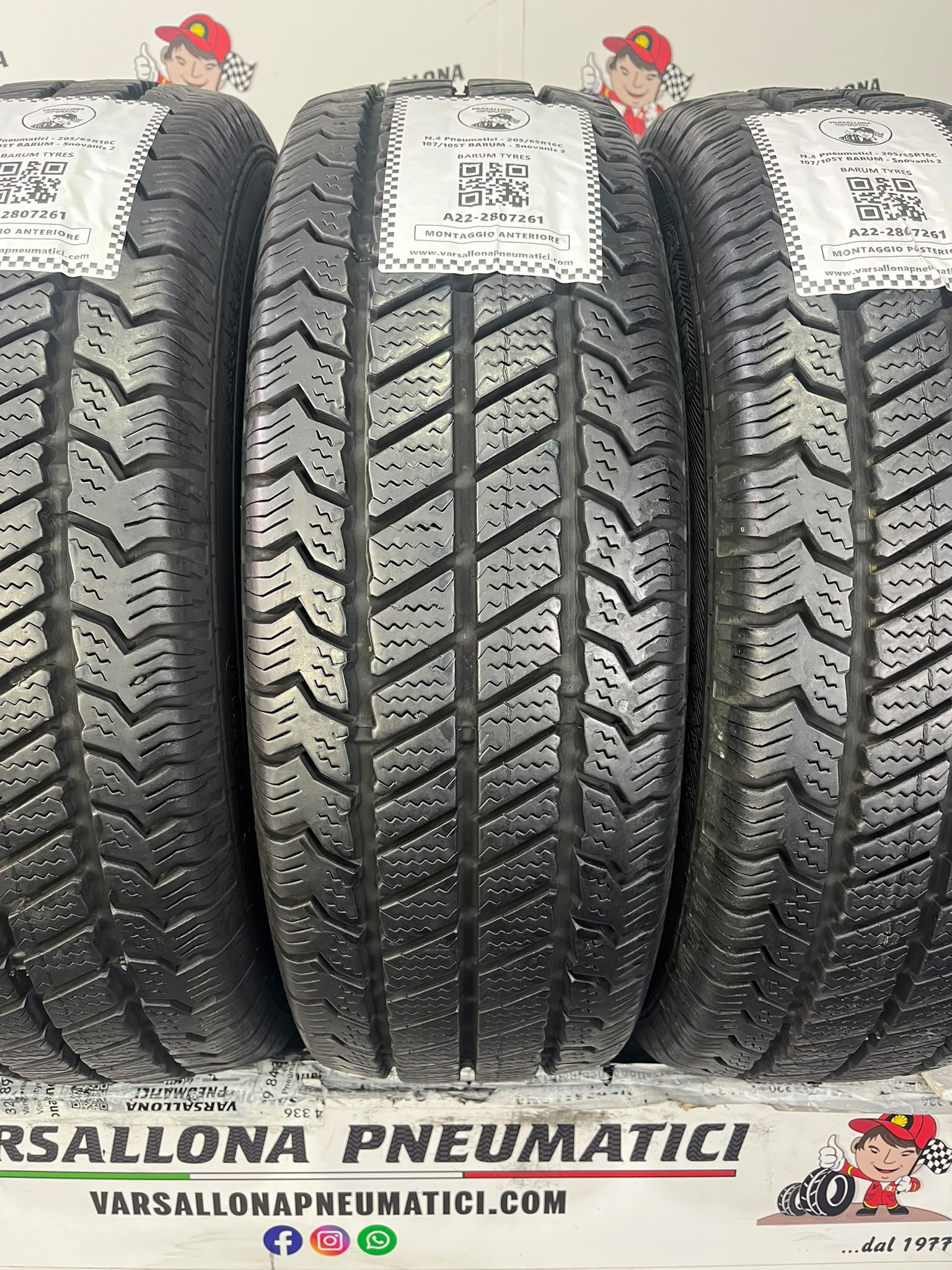 N.4 Pneumatici - 205/65R16C 107/105T BARUM - Snovanis 2 - immagine 2