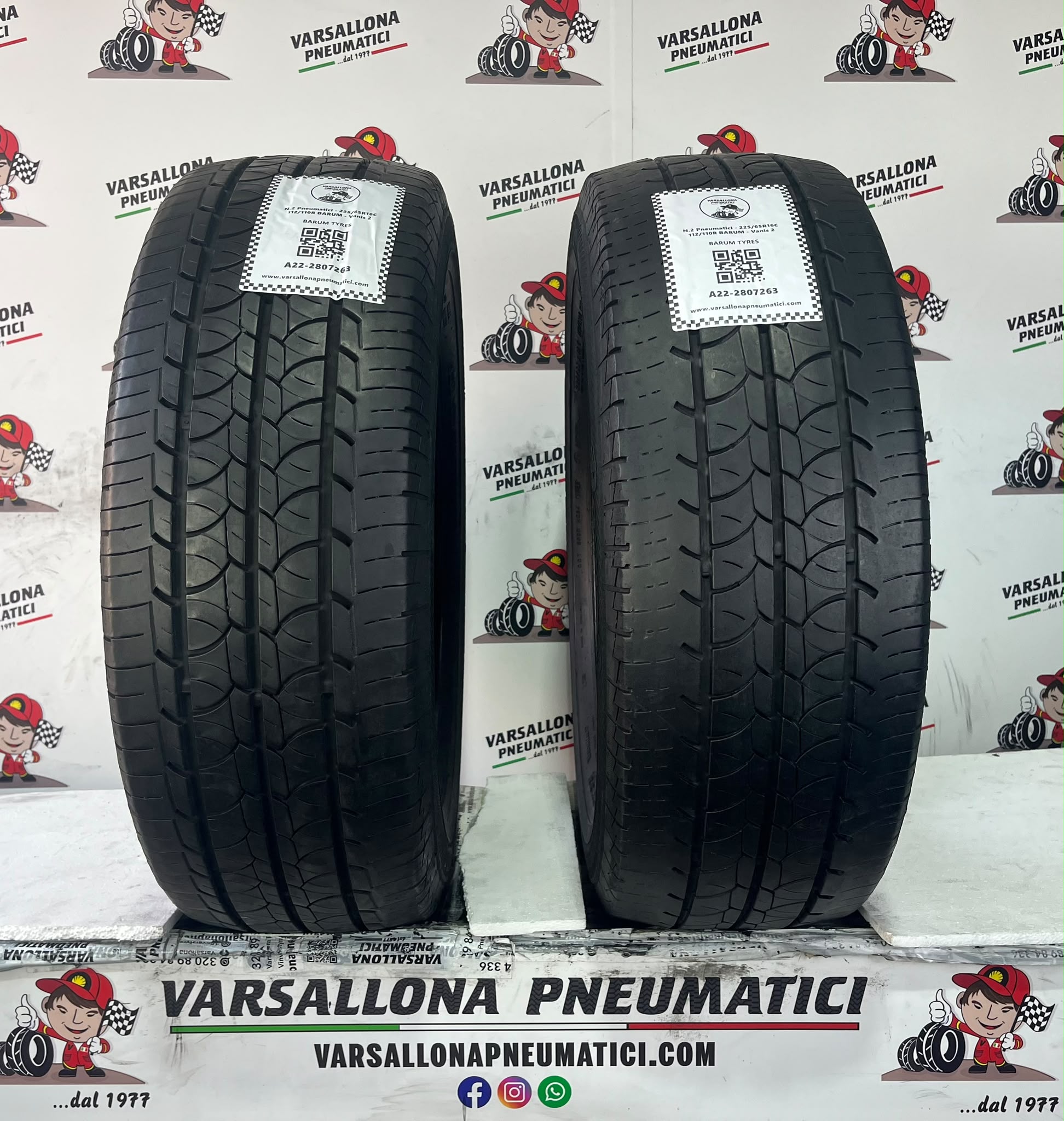N.2 Pneumatici - 225/65R16C 112/110R BARUM - Vanis 2