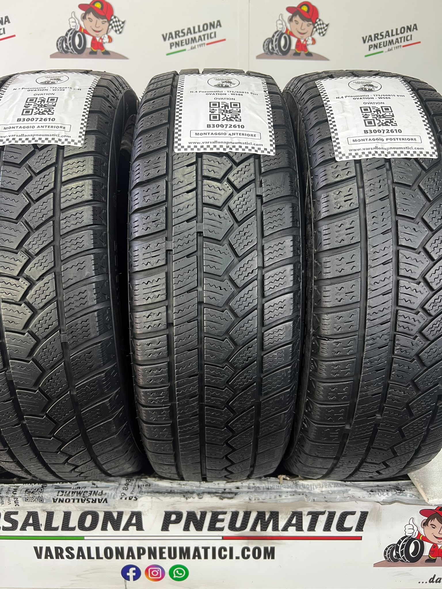 N.4 Pneumatici - 175/60R15 81H OVATION - W586 - immagine 2