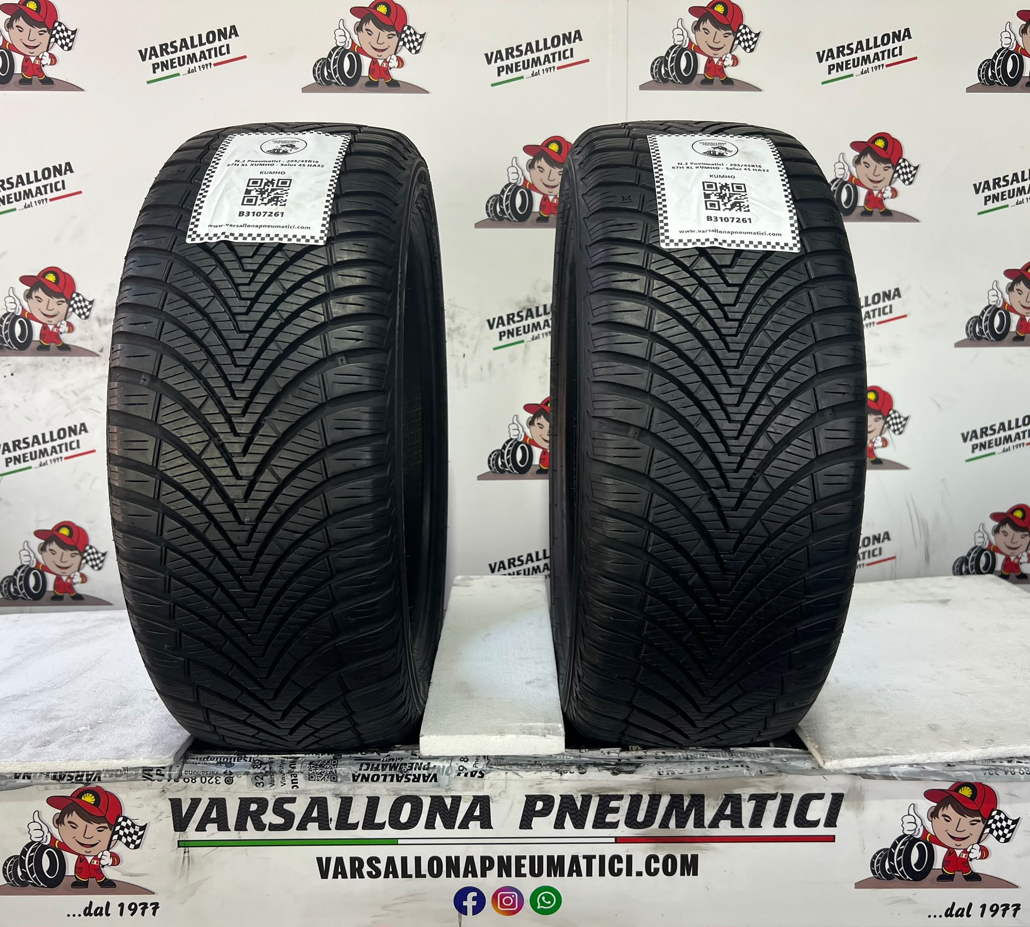 N.2 Pneumatici - 205/45R16 87H XL KUMHO - Solus 4S HA32