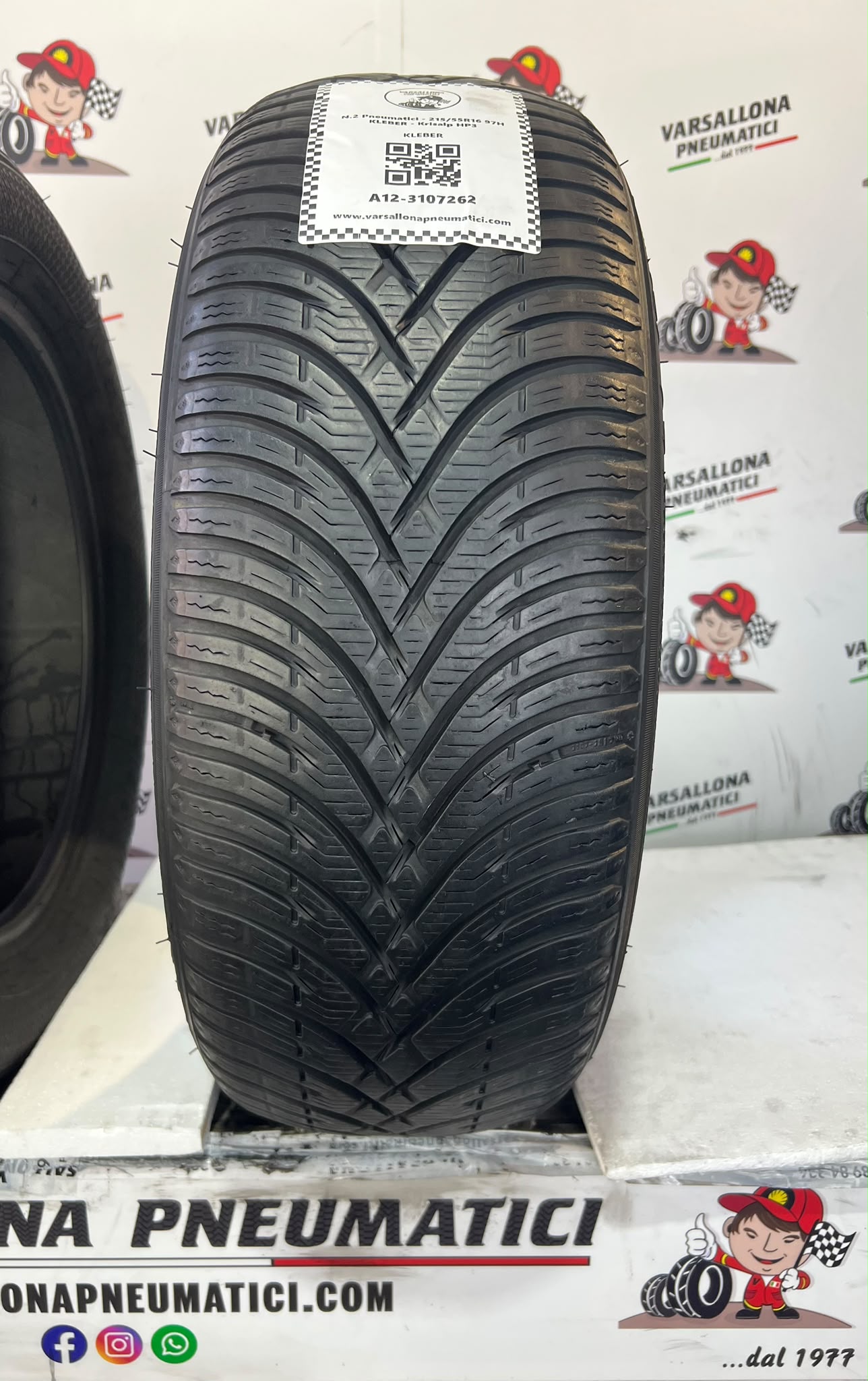 N.2 Pneumatici - 215/55R16 97H KLEBER - Krisalp HP3 - immagine 2
