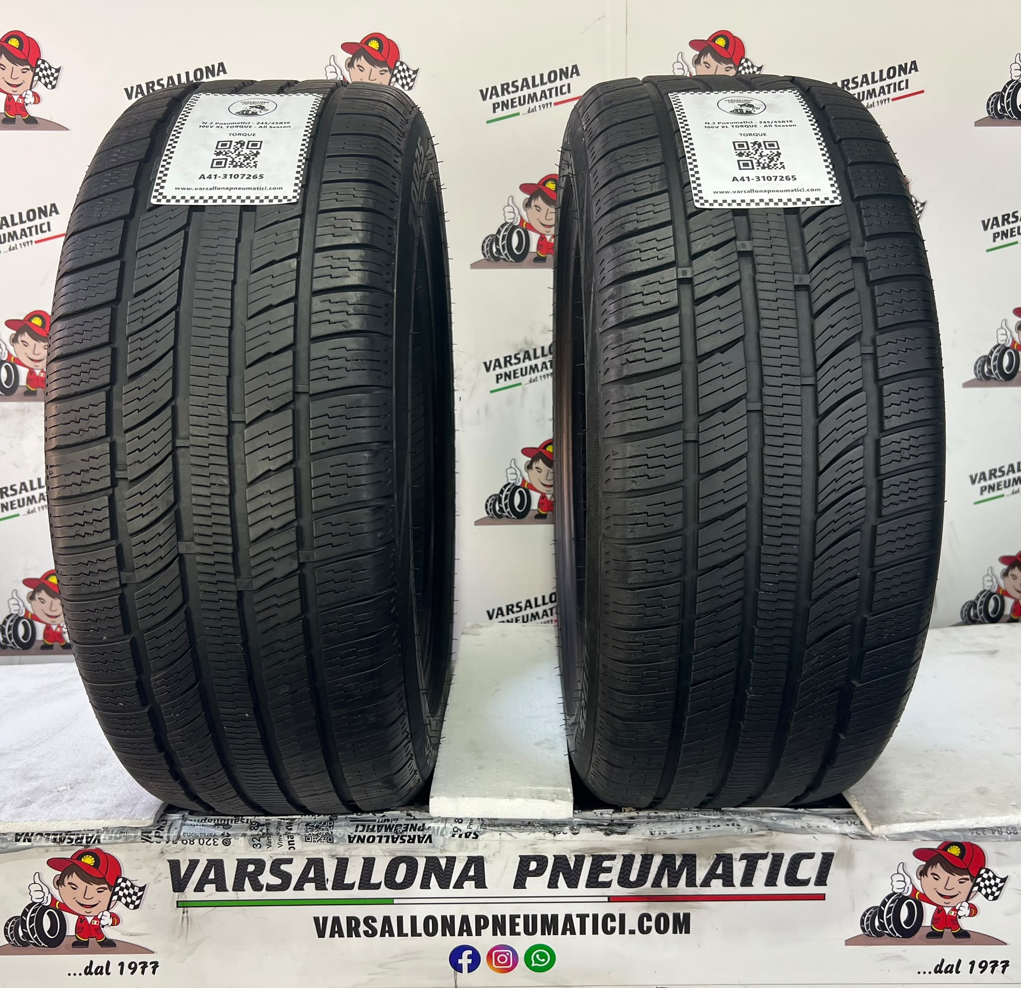 N.2 Pneumatici - 245/45R18 100V XL TORQUE - All Season