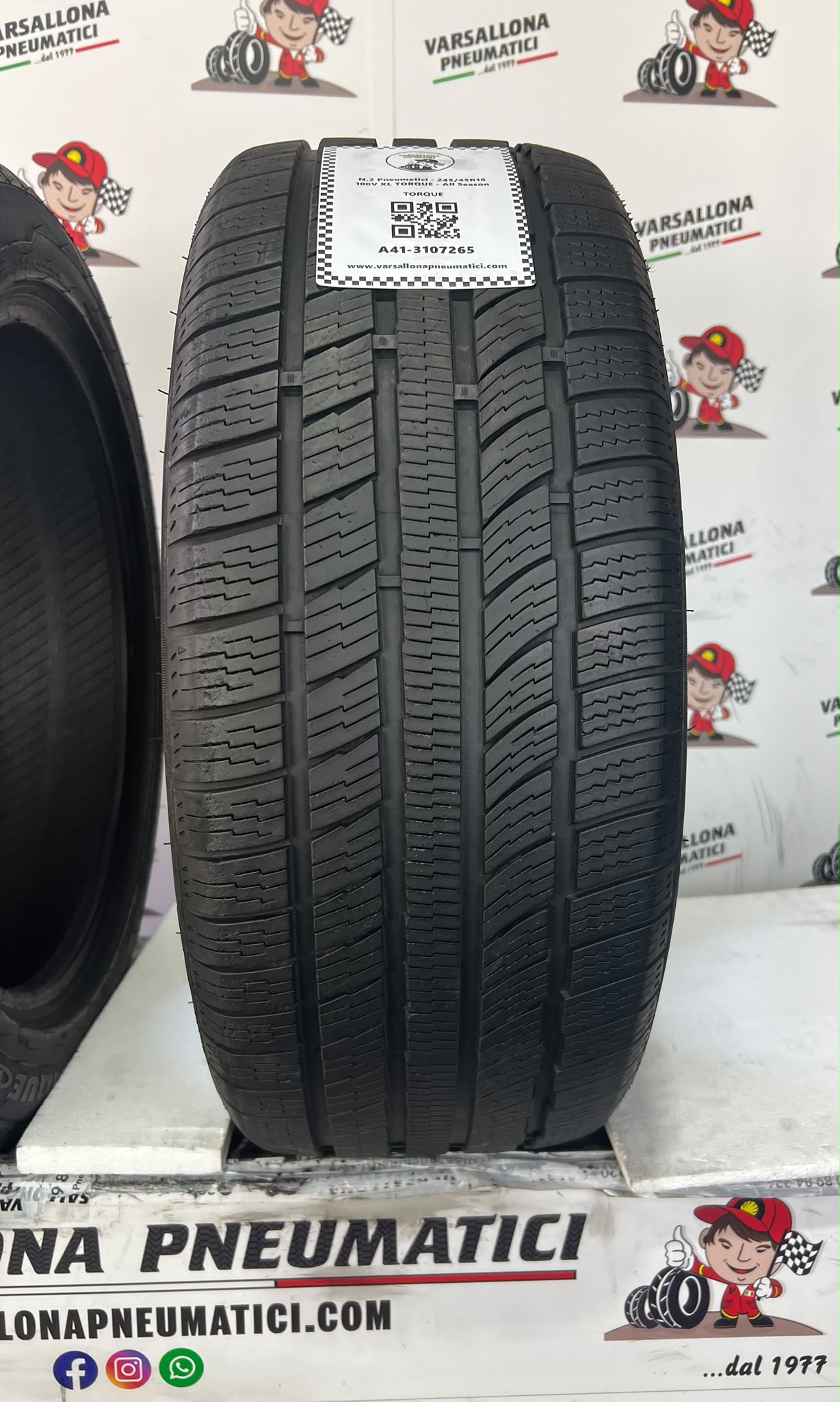 N.2 Pneumatici - 245/45R18 100V XL TORQUE - All Season - immagine 2
