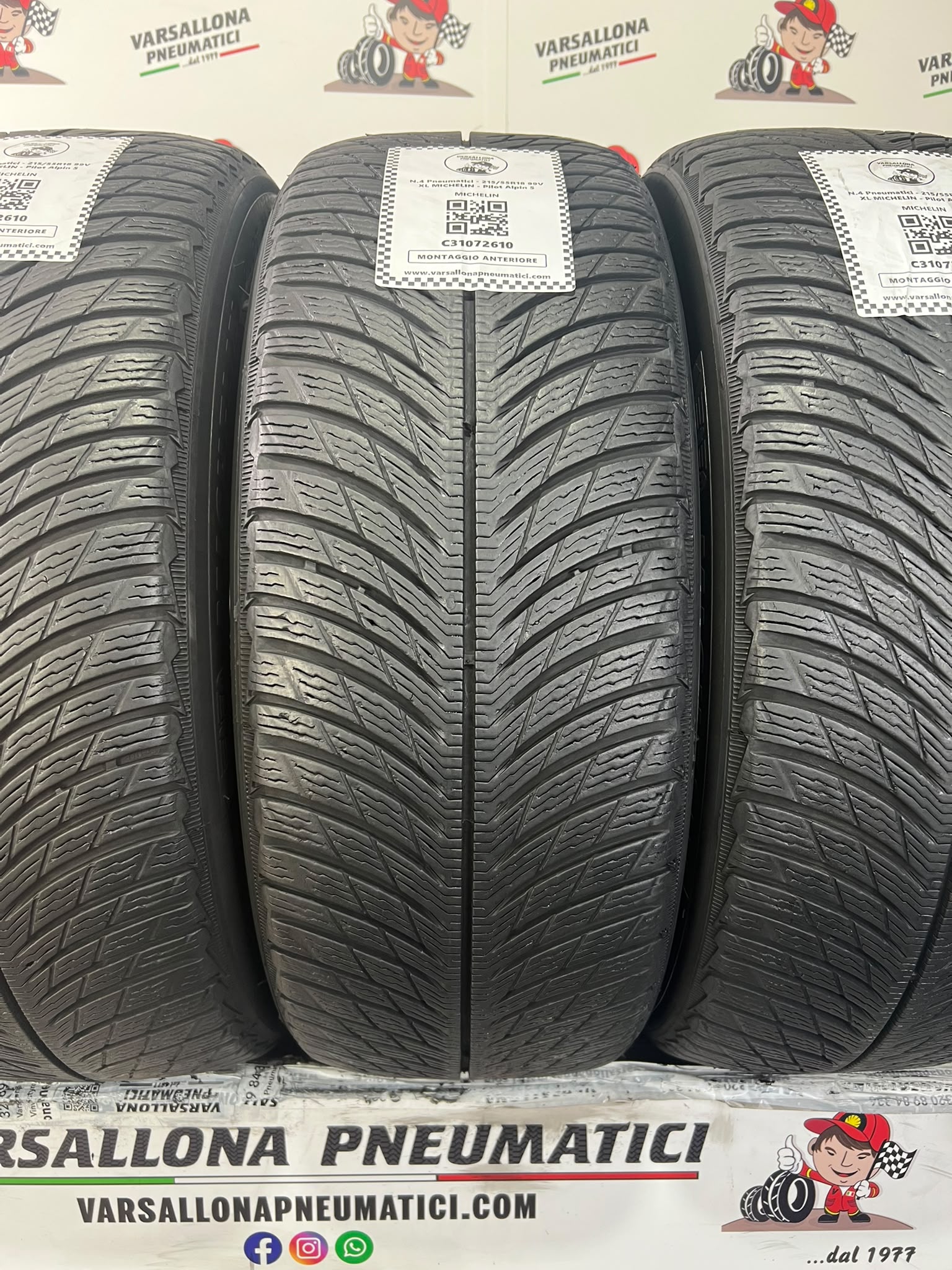 N.4 Pneumatici - 215/55R18 99V XL MICHELIN - Pilot Alpin 5 - immagine 2