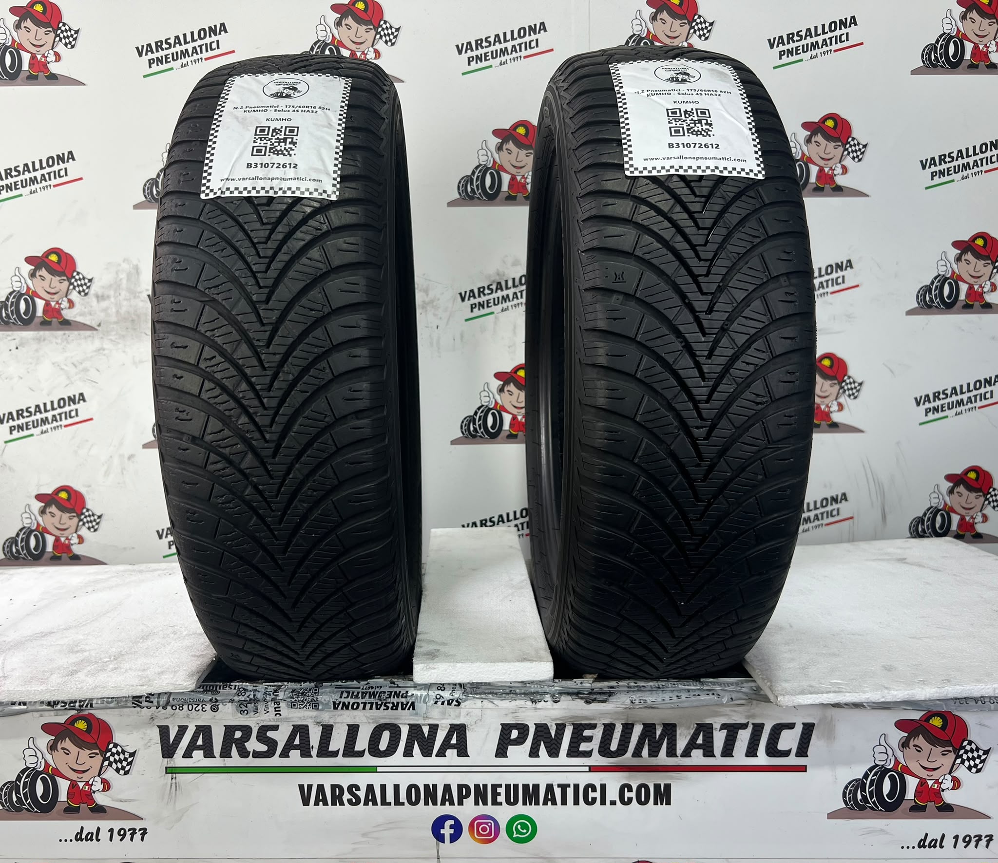 N.2 Pneumatici - 175/60R16 82H KUMHO - Solus 4S HA32