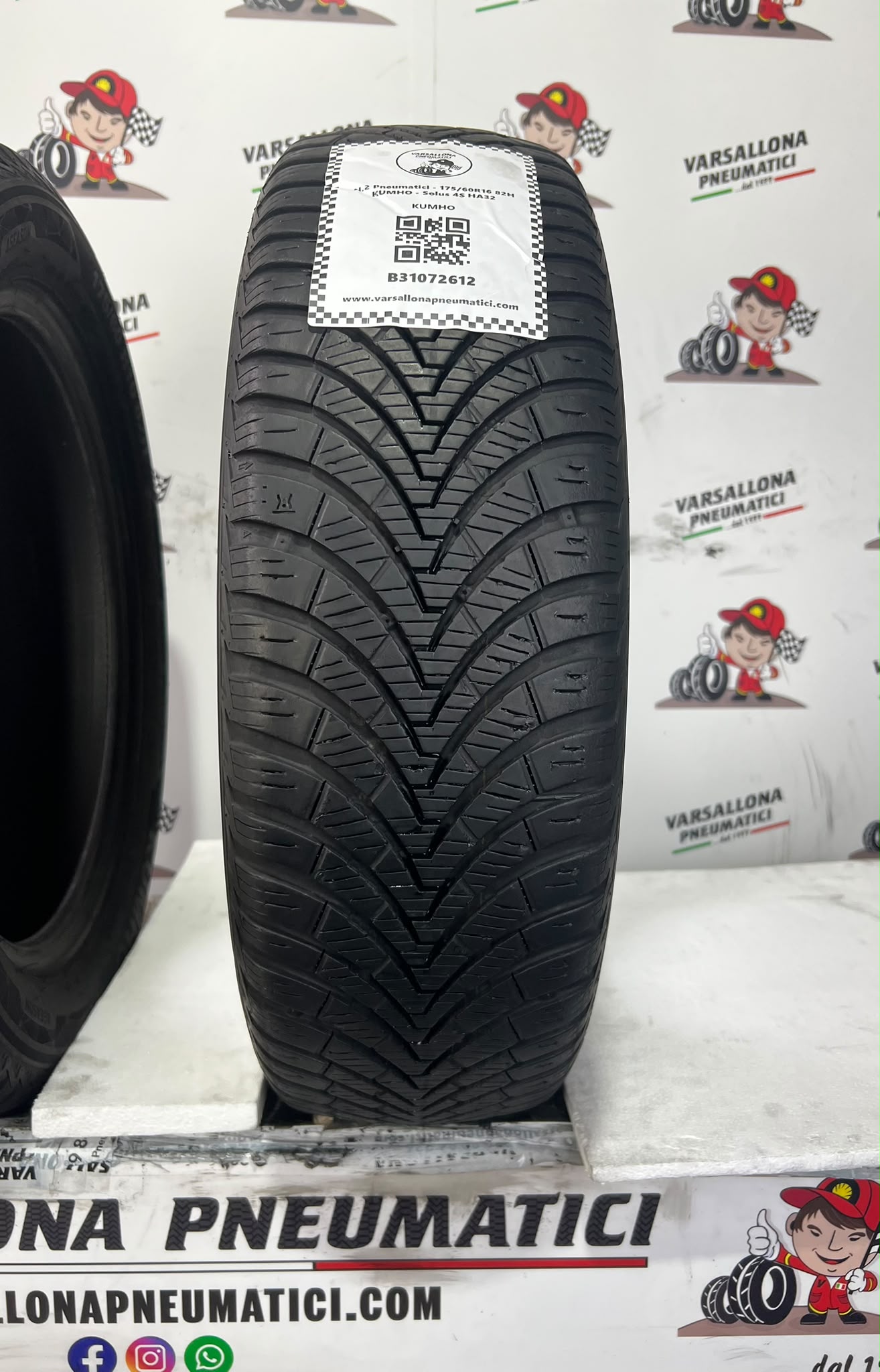 N.2 Pneumatici - 175/60R16 82H KUMHO - Solus 4S HA32 - immagine 2
