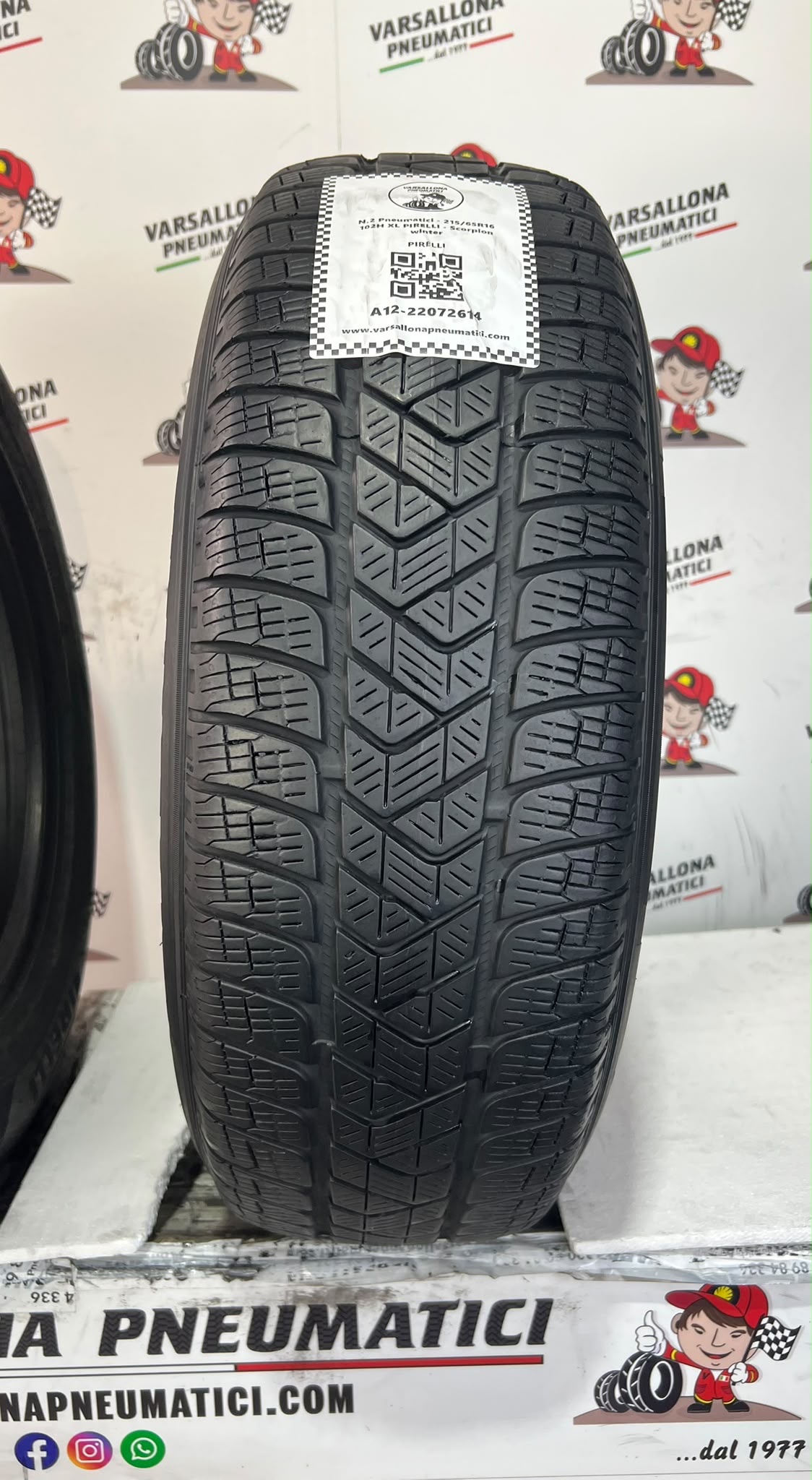 N.2 Pneumatici - 215/65R16 102H XL PIRELLI - Scorpion winter - immagine 2