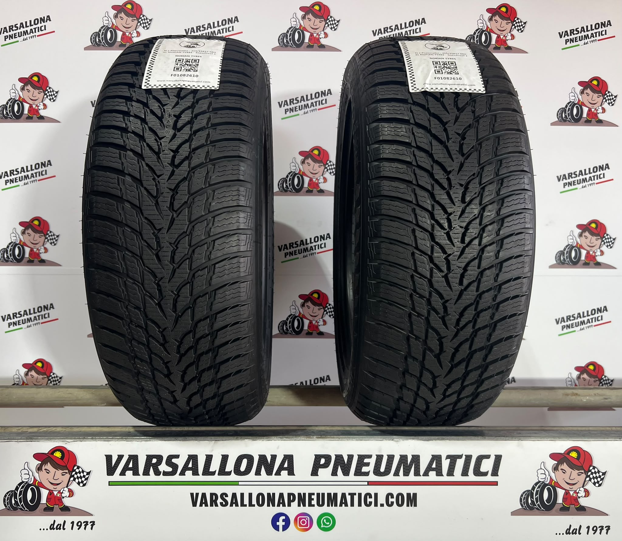 N.2 Pneumatici - 215/55R17 98H XL NOKIAN TYRES - SnowProof 1