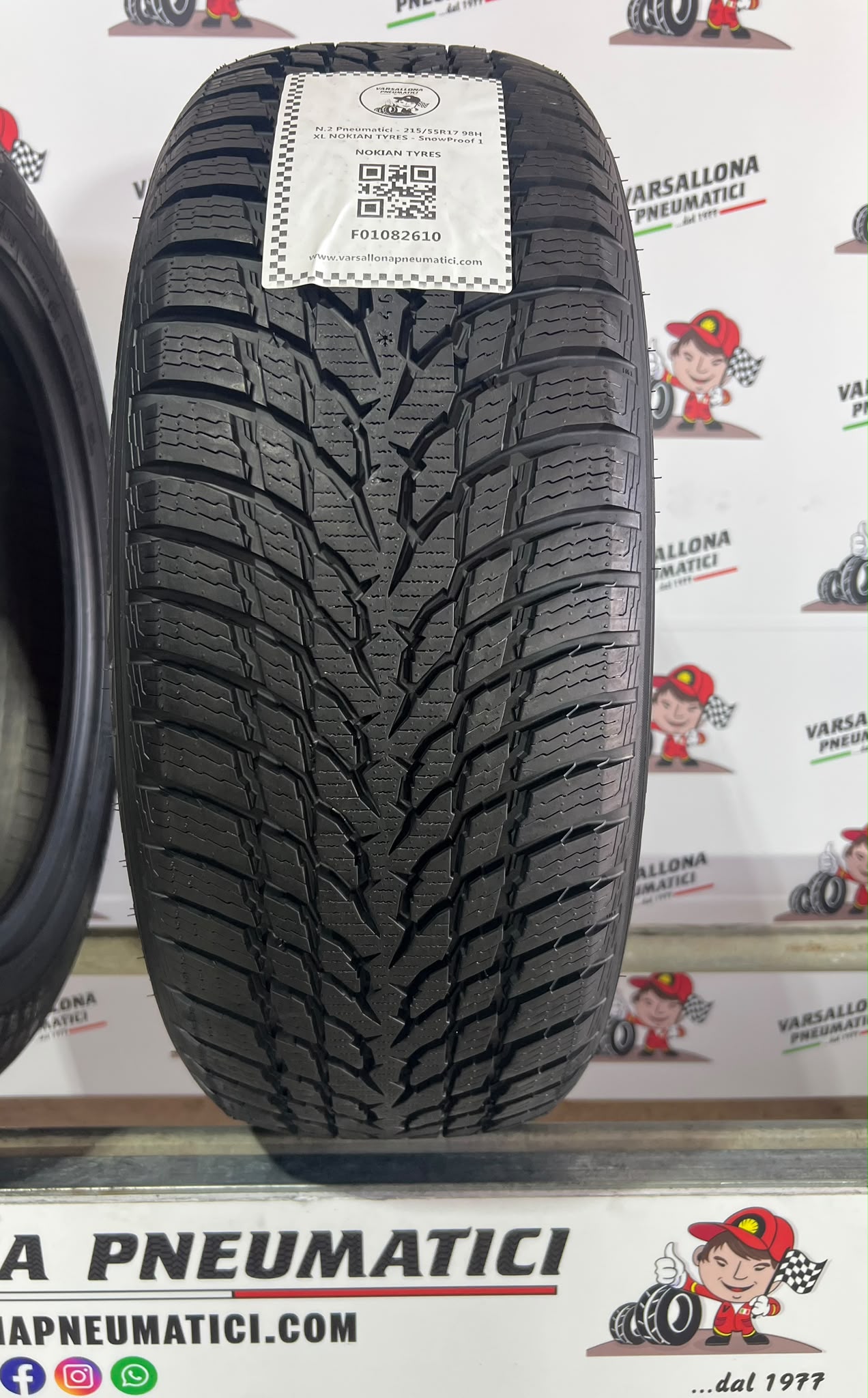 N.2 Pneumatici - 215/55R17 98H XL NOKIAN TYRES - SnowProof 1 - immagine 2
