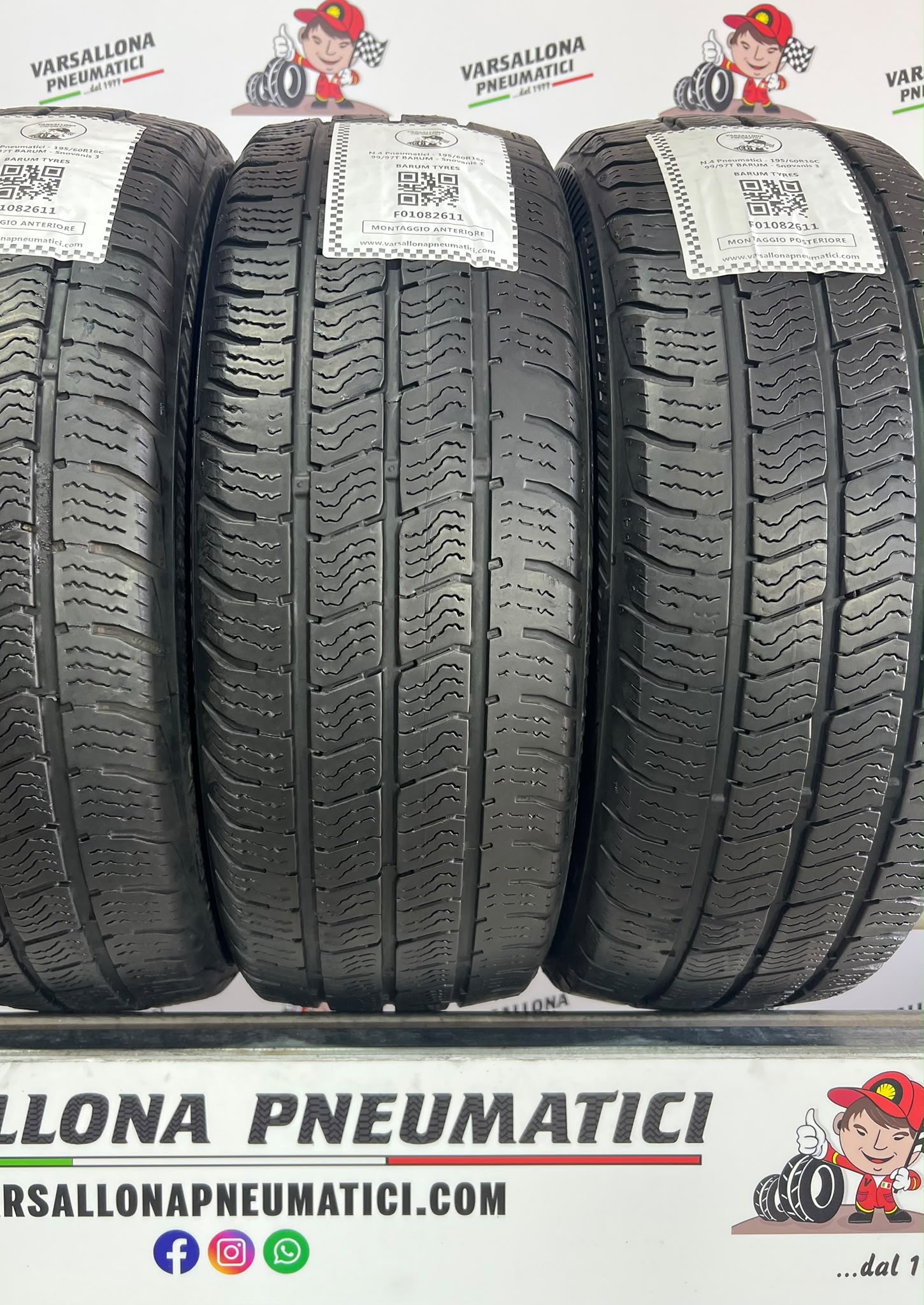 N.4 Pneumatici - 195/60R16C 99/97T BARUM - Snovanis 3 - immagine 2