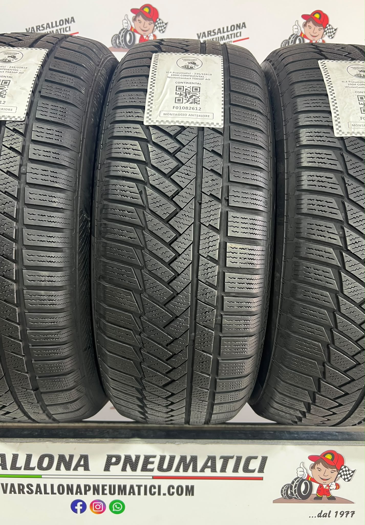 N.4 Pneumatici - 235/55R18 100H CONTINENTAL - WinterContact TS850P AO - immagine 2