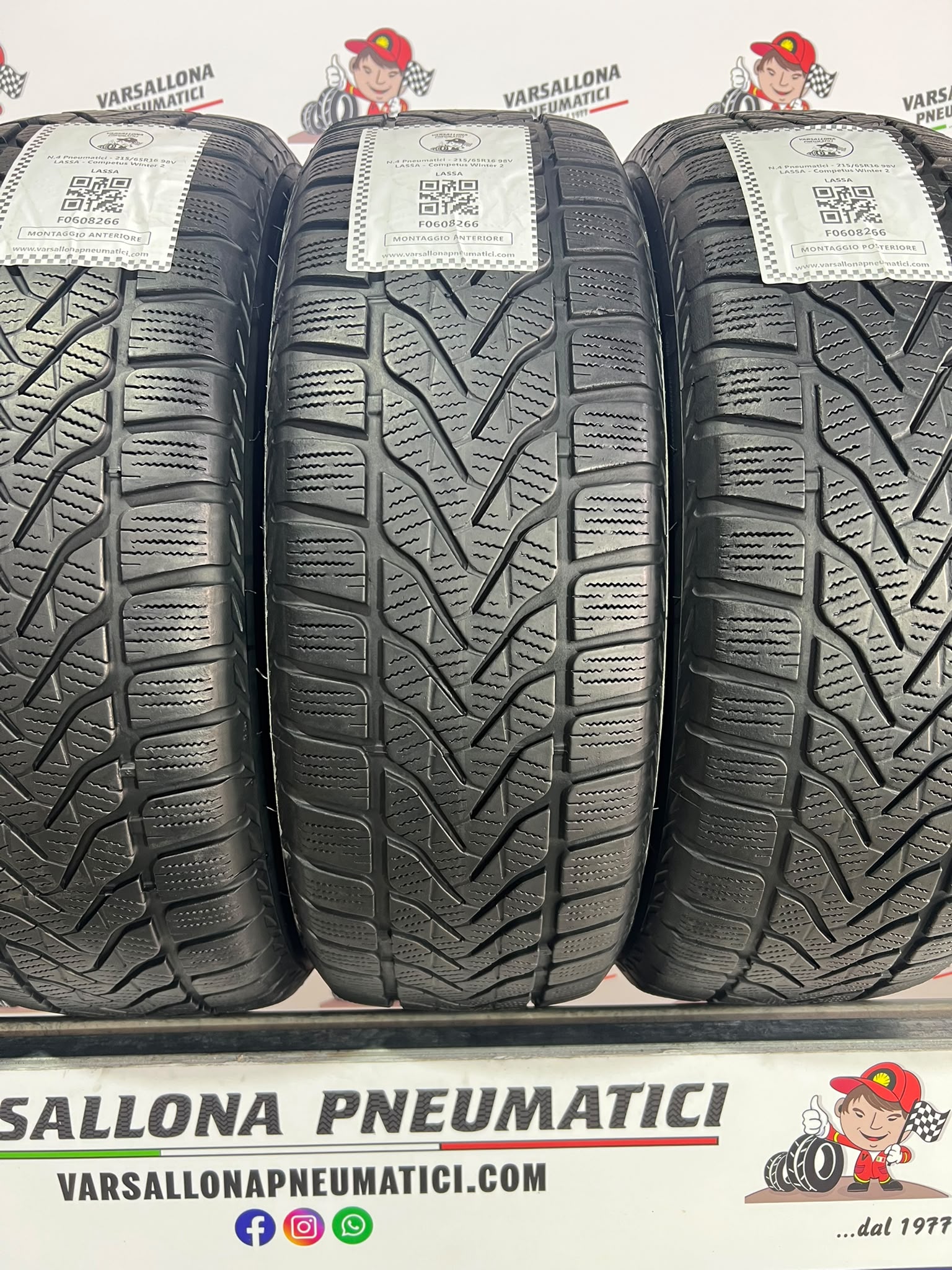 N.4 Pneumatici - 215/65R16 98V LASSA - Competus Winter 2 - immagine 2