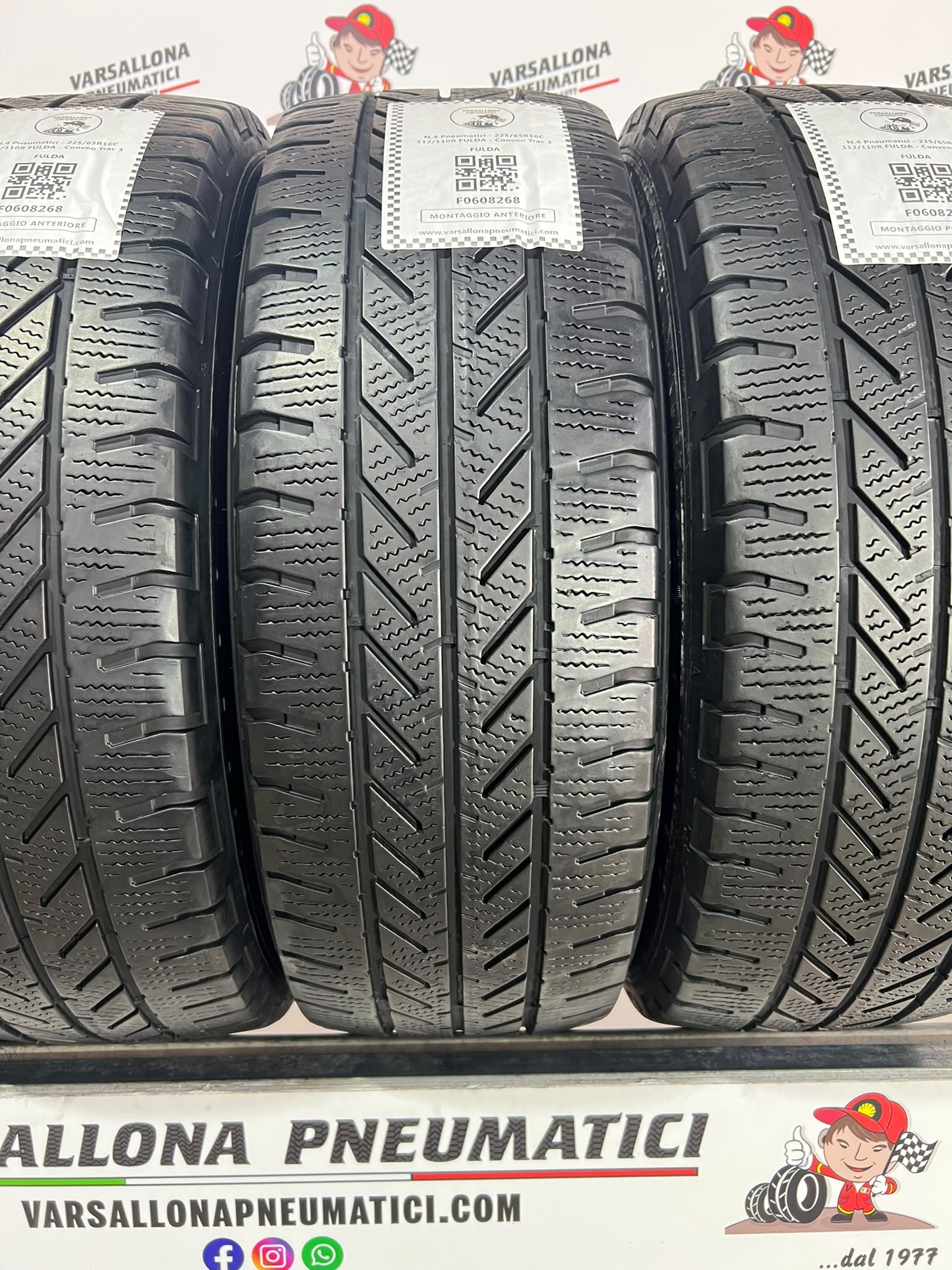 N.4 Pneumatici - 225/65R16C 112/110R FULDA - Conveo Trac 3 - immagine 2