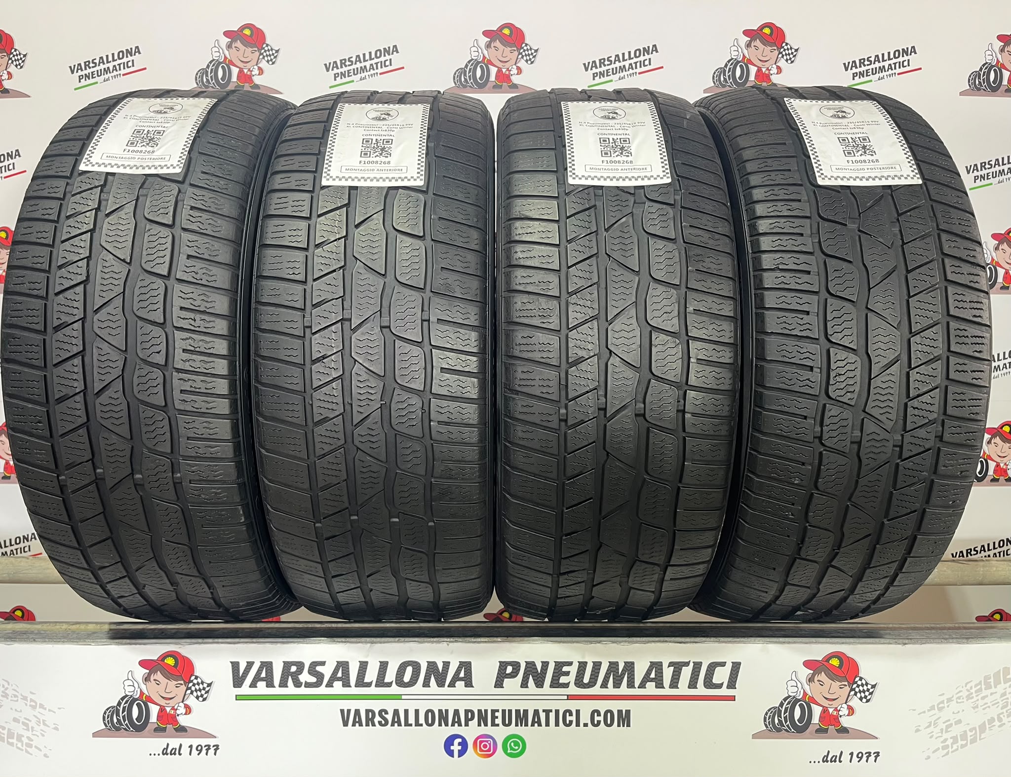 N.4 Pneumatici - 235/45R19 99V XL CONTINENTAL - Conti Winter Contact TS830p