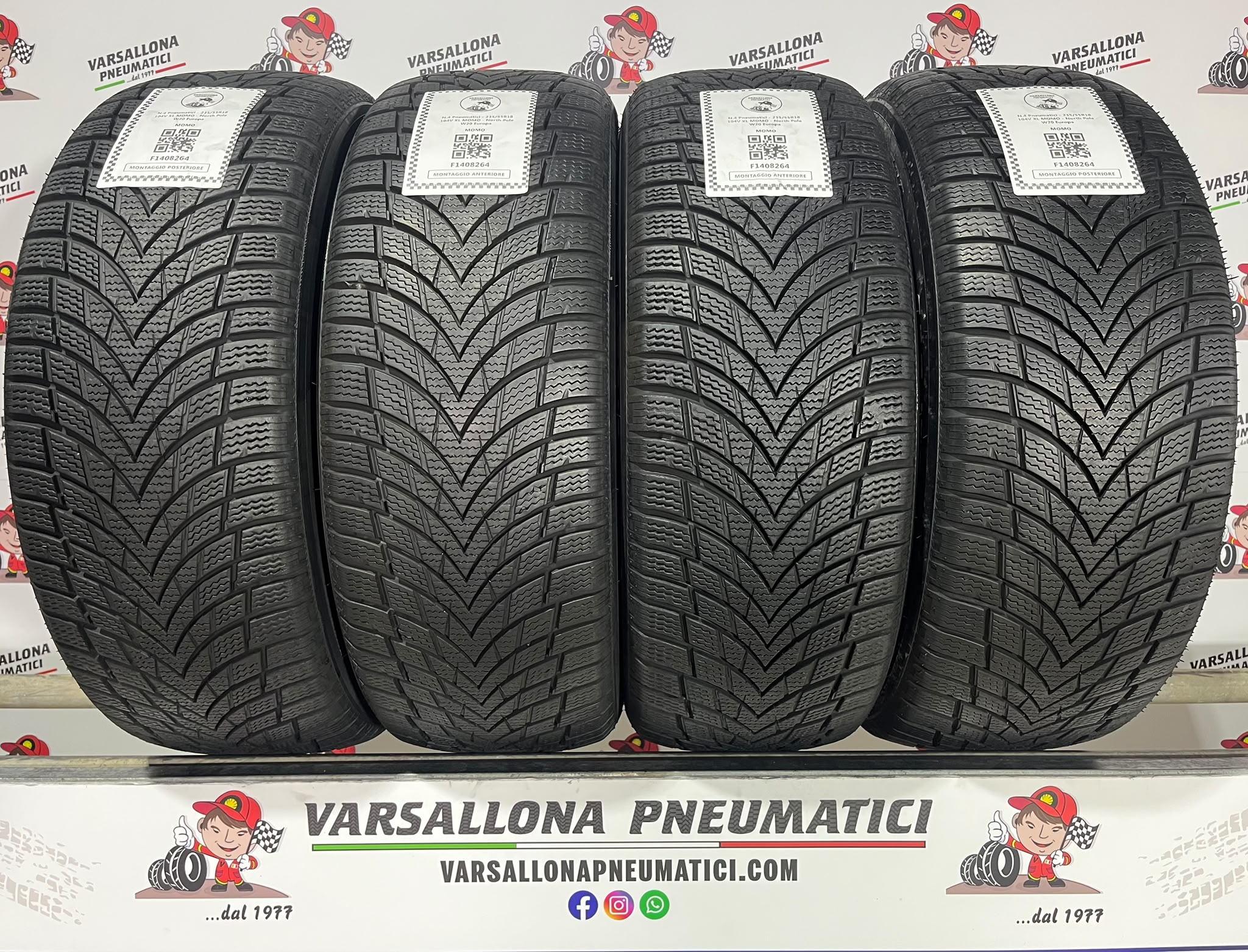 N.4 Pneumatici - 235/55R18 104V XL MOMO - North Pole W20