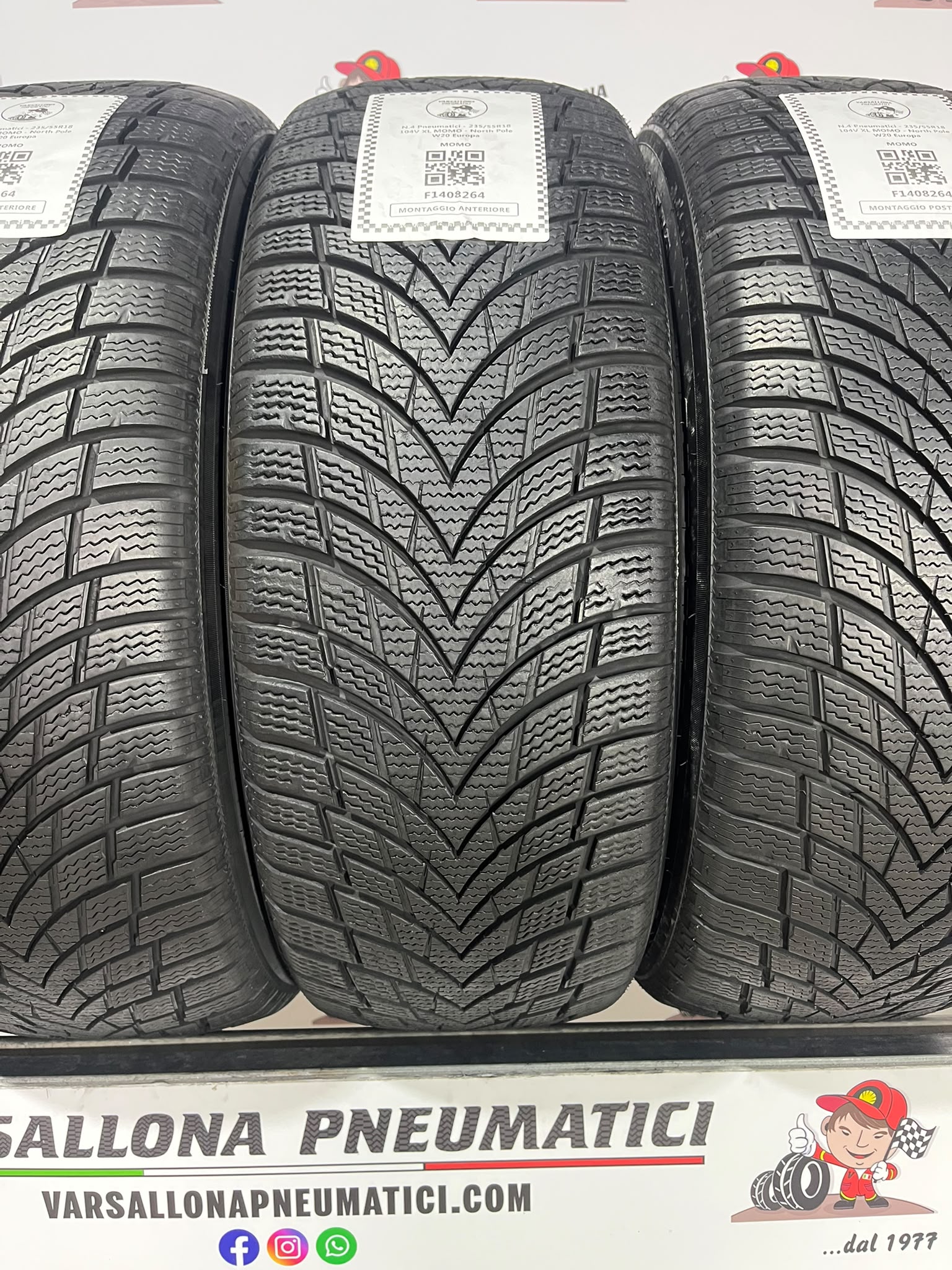 N.4 Pneumatici - 235/55R18 104V XL MOMO - North Pole W20 - immagine 2