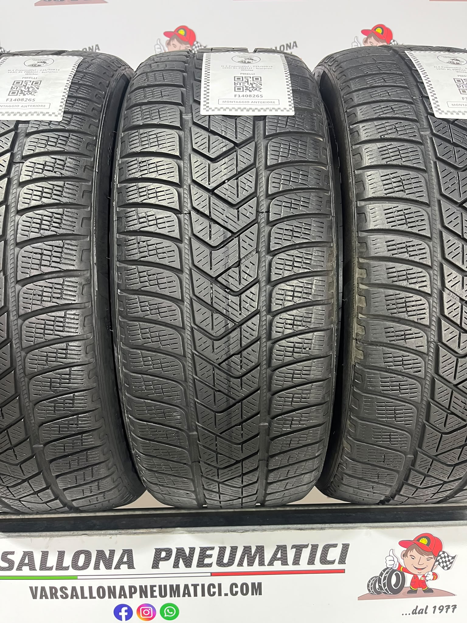 N.4 Pneumatici - 235/50R19 103H XL PIRELLI - Scorpion Winter - immagine 2