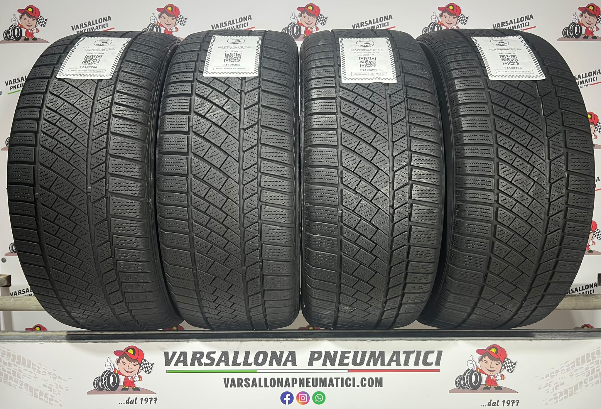 N.4 Pneumatici - 255/45R19 100V XL CONTINENTAL - Conti Winter Contact TS830p