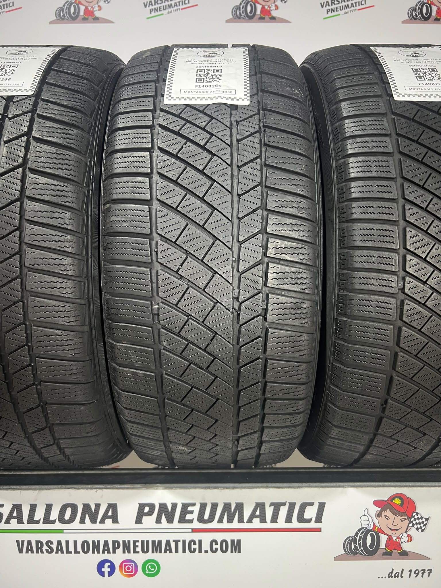 N.4 Pneumatici - 255/45R19 100V XL CONTINENTAL - Conti Winter Contact TS830p - immagine 2
