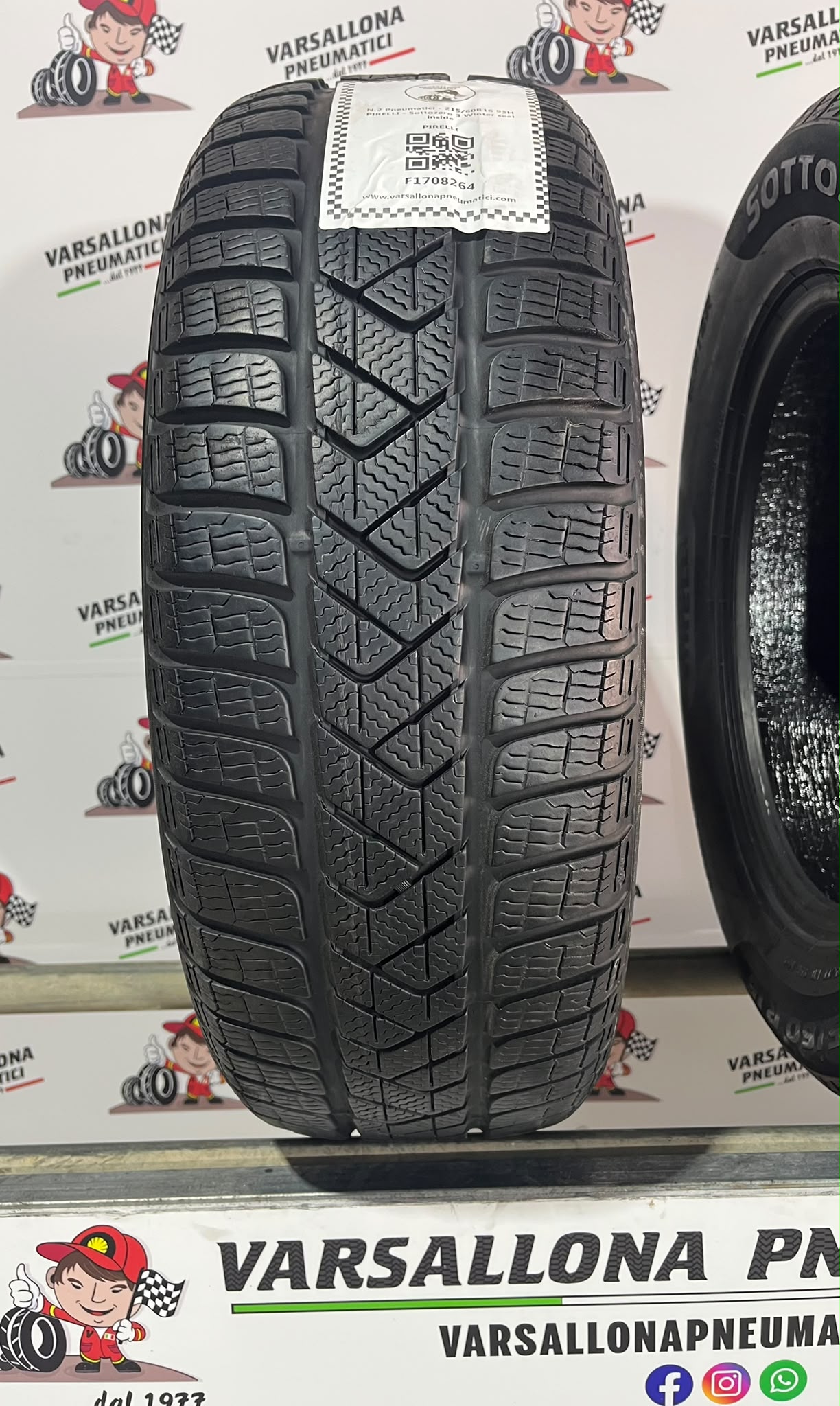 N.2 Pneumatici - 215/60R16 95H PIRELLI - Sottozero 3 Winter - immagine 2