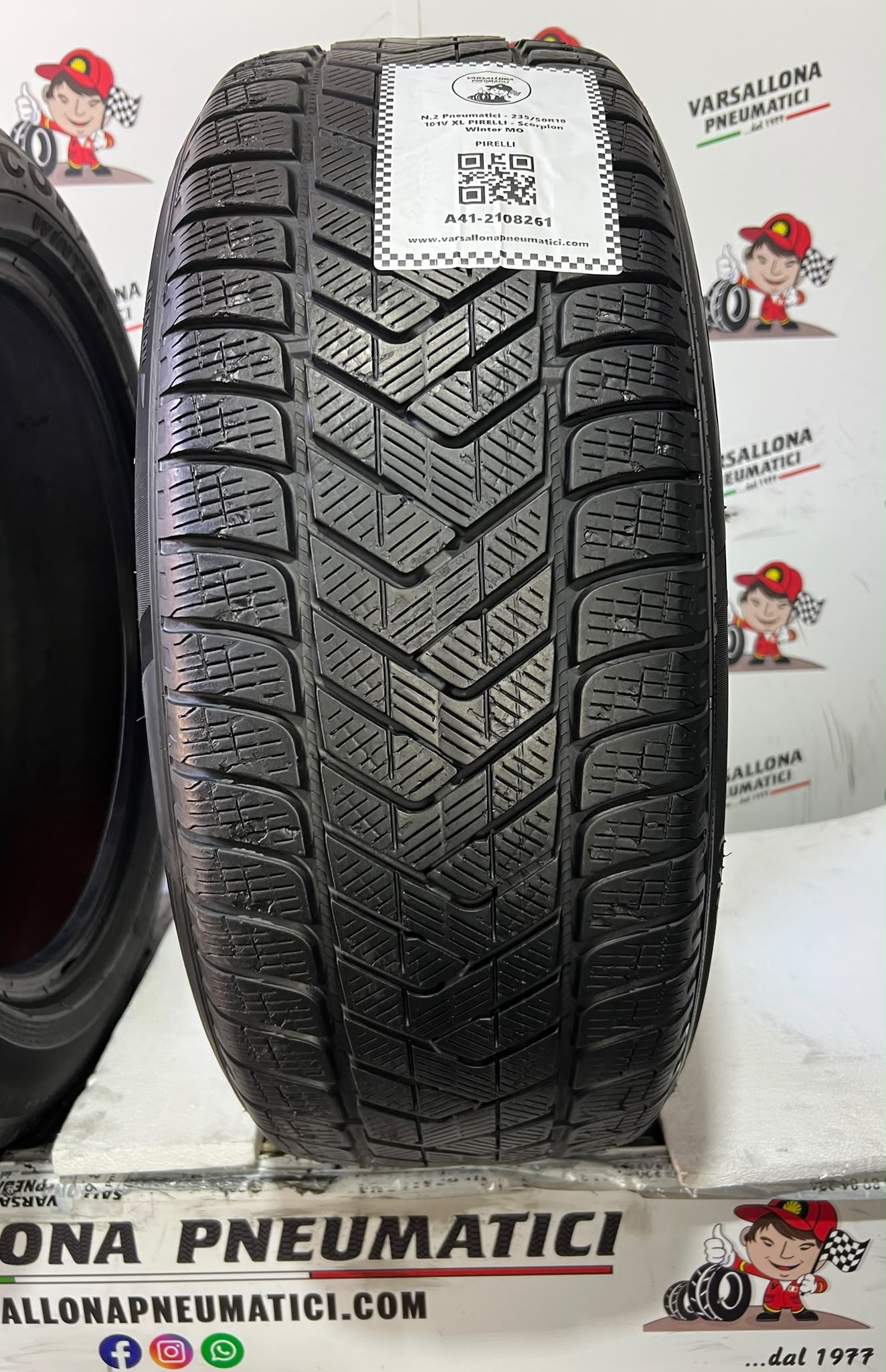 N.2 Pneumatici - 235/50R18 101V XL PIRELLI - Scorpion Winter MO - immagine 2