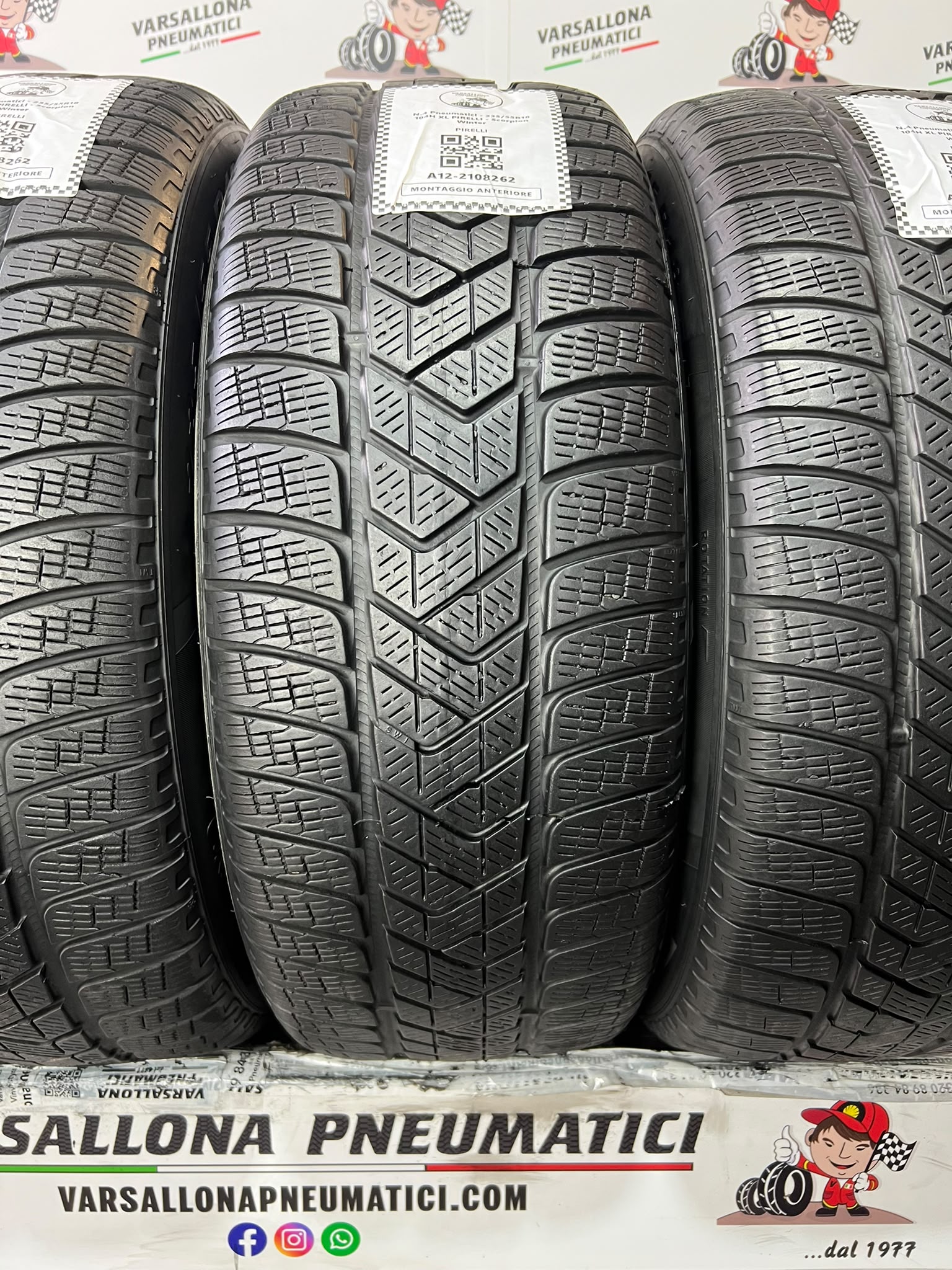 N.4 Pneumatici - 235/55R18 104H XL PIRELLI - Scorpion Winter - immagine 2