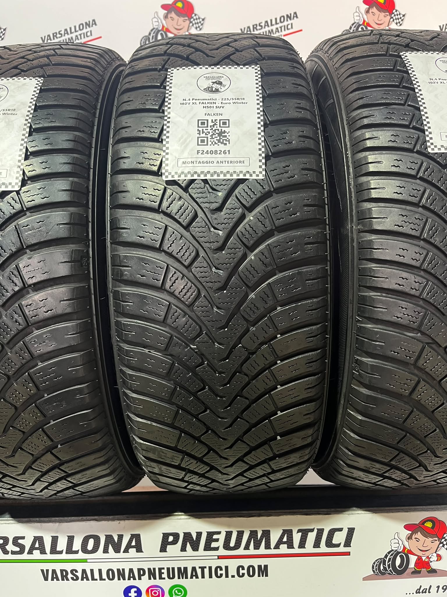 N.4 Pneumatici - 225/55R18 102V XL FALKEN - Euro Winter HS01 SUV - immagine 2