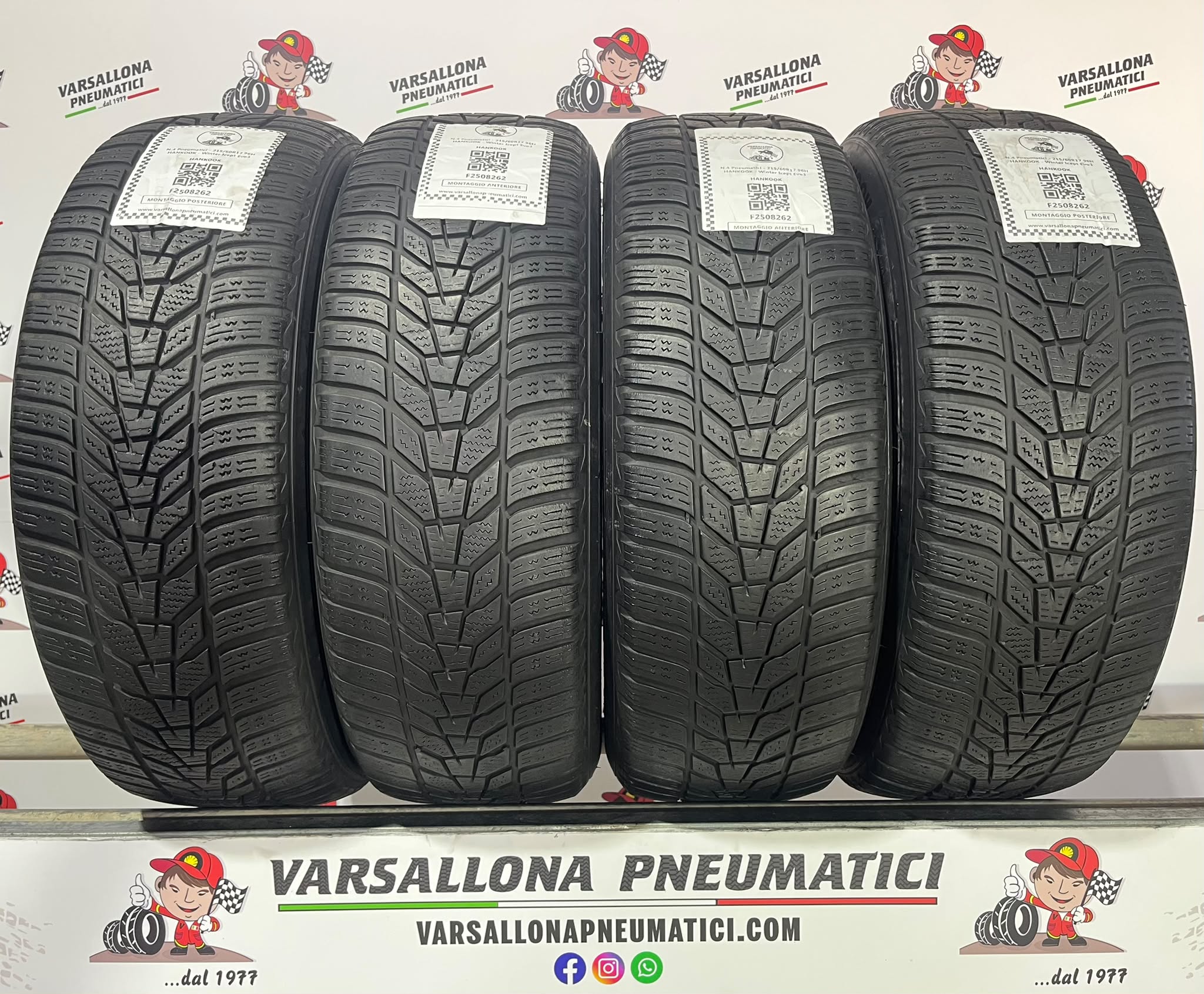 N.4 Pneumatici - 215/60R17 96H HANKOOK - Winter Icept Evo3