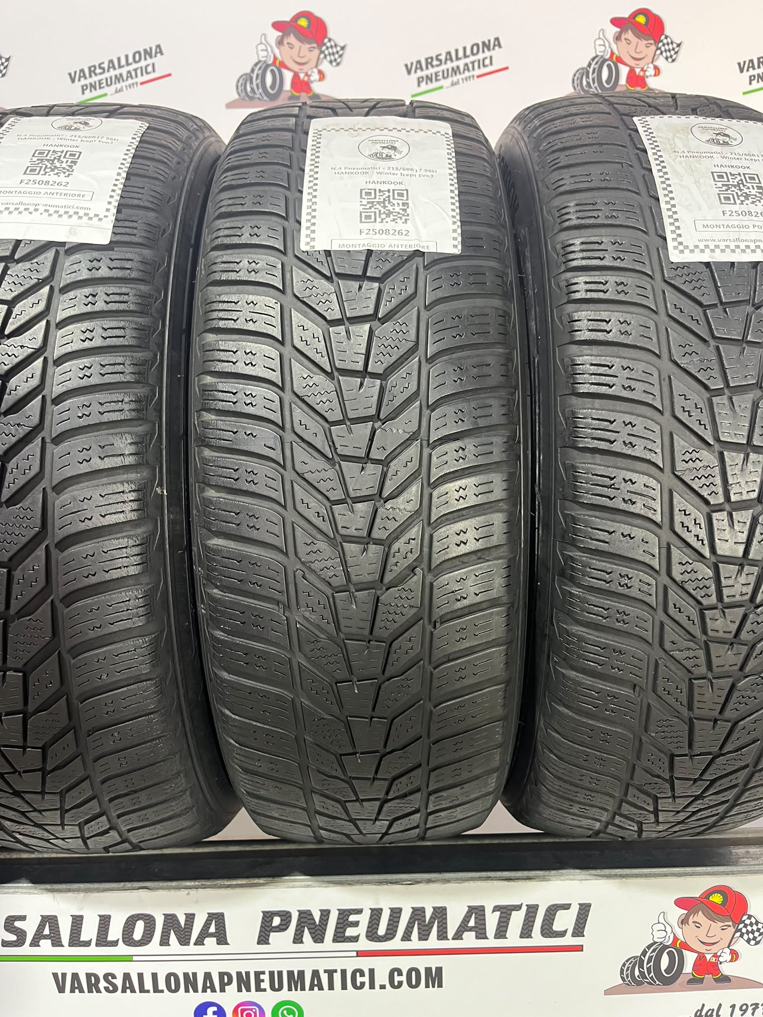 N.4 Pneumatici - 215/60R17 96H HANKOOK - Winter Icept Evo3 - immagine 2