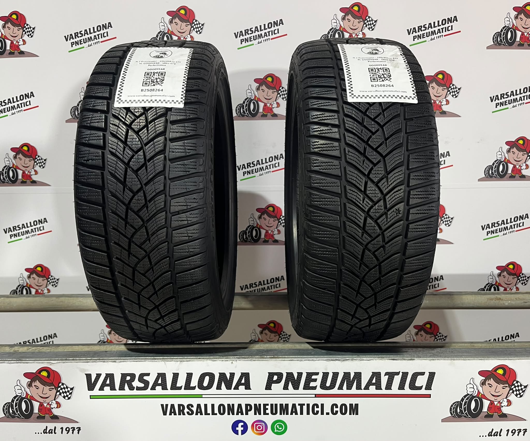 N.2 Pneumatici - 195/45R16 84V XL GOODYEAR - Ultra Grip Perfermance