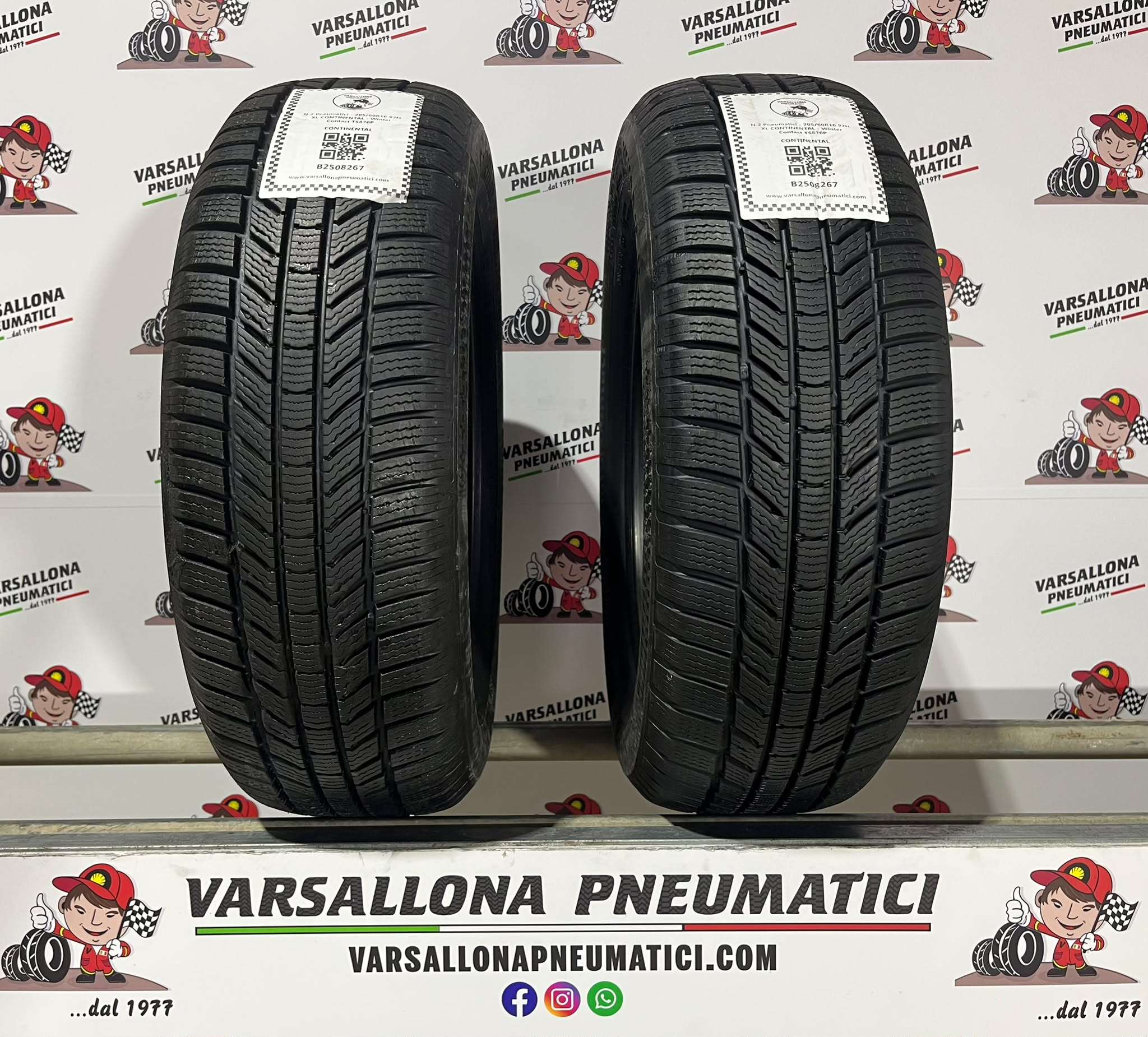 N.2 Pneumatici - 205/60R16 92H CONTINENTAL - Winter Contact TS870P