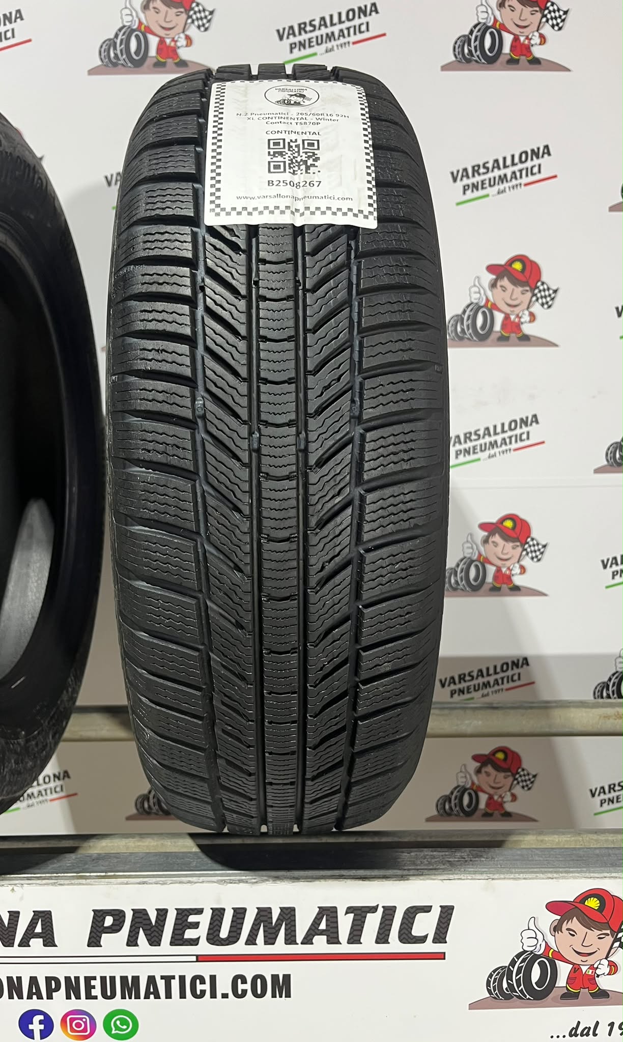 N.2 Pneumatici - 205/60R16 92H CONTINENTAL - Winter Contact TS870P - immagine 2