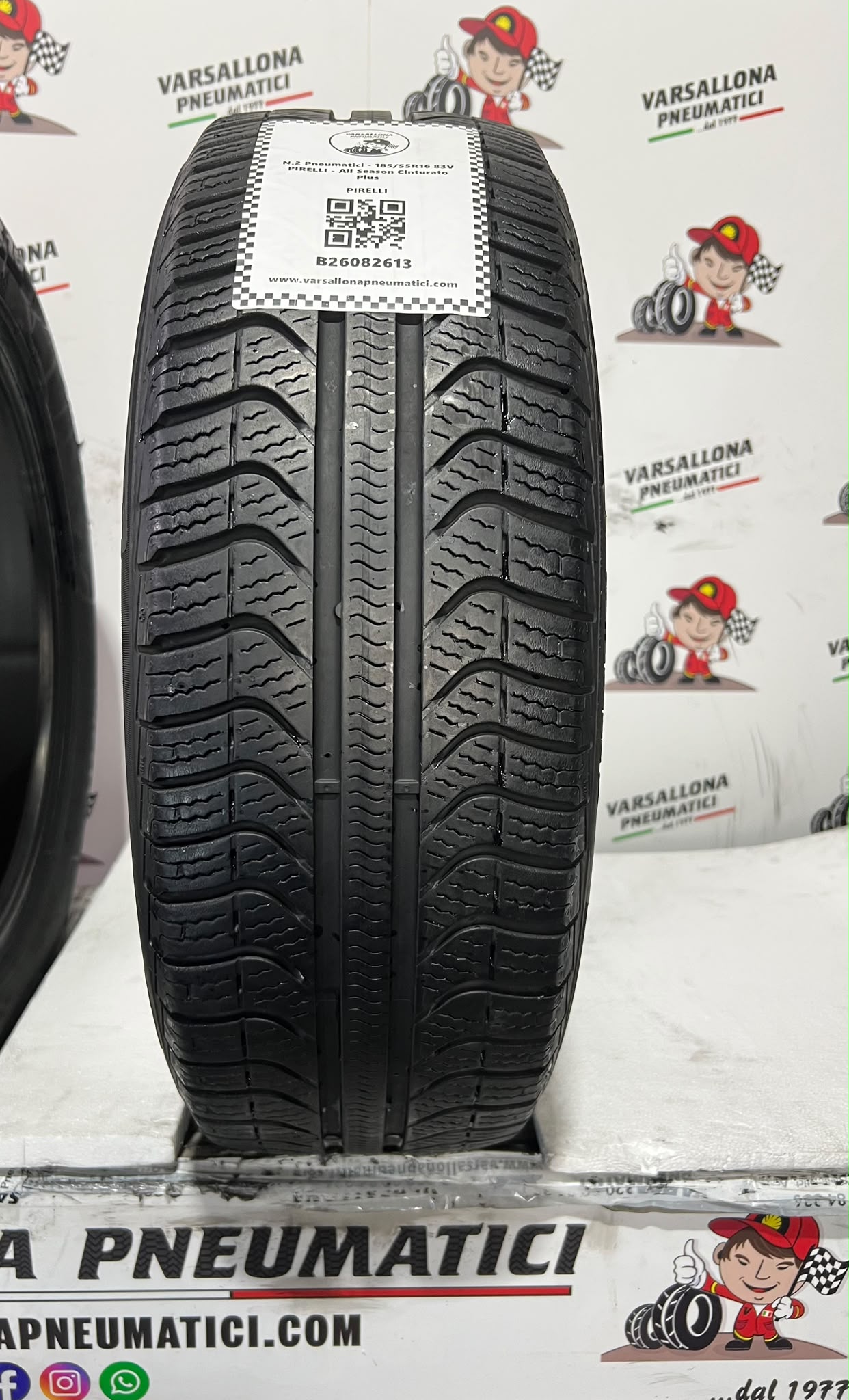 N.2 Pneumatici - 185/55R16 83V PIRELLI - All Season Cinturato Plus - immagine 2