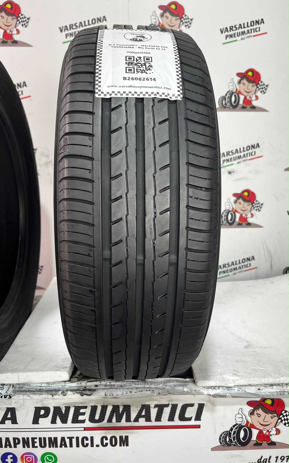 N.2 Pneumatici - 185/55R16 83V YOKOHAMA - BluEarth ES 32 - immagine 2
