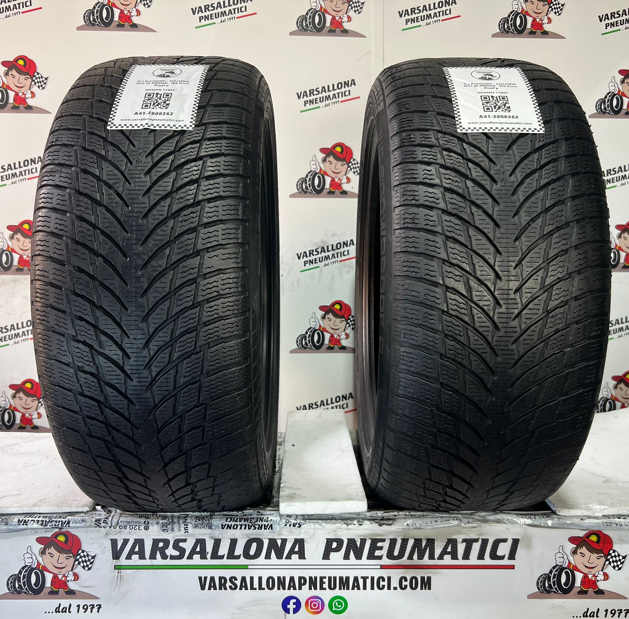 N.2 Pneumatici - 245/45R19 102V XL NOKIAN - WR Snow Proof p