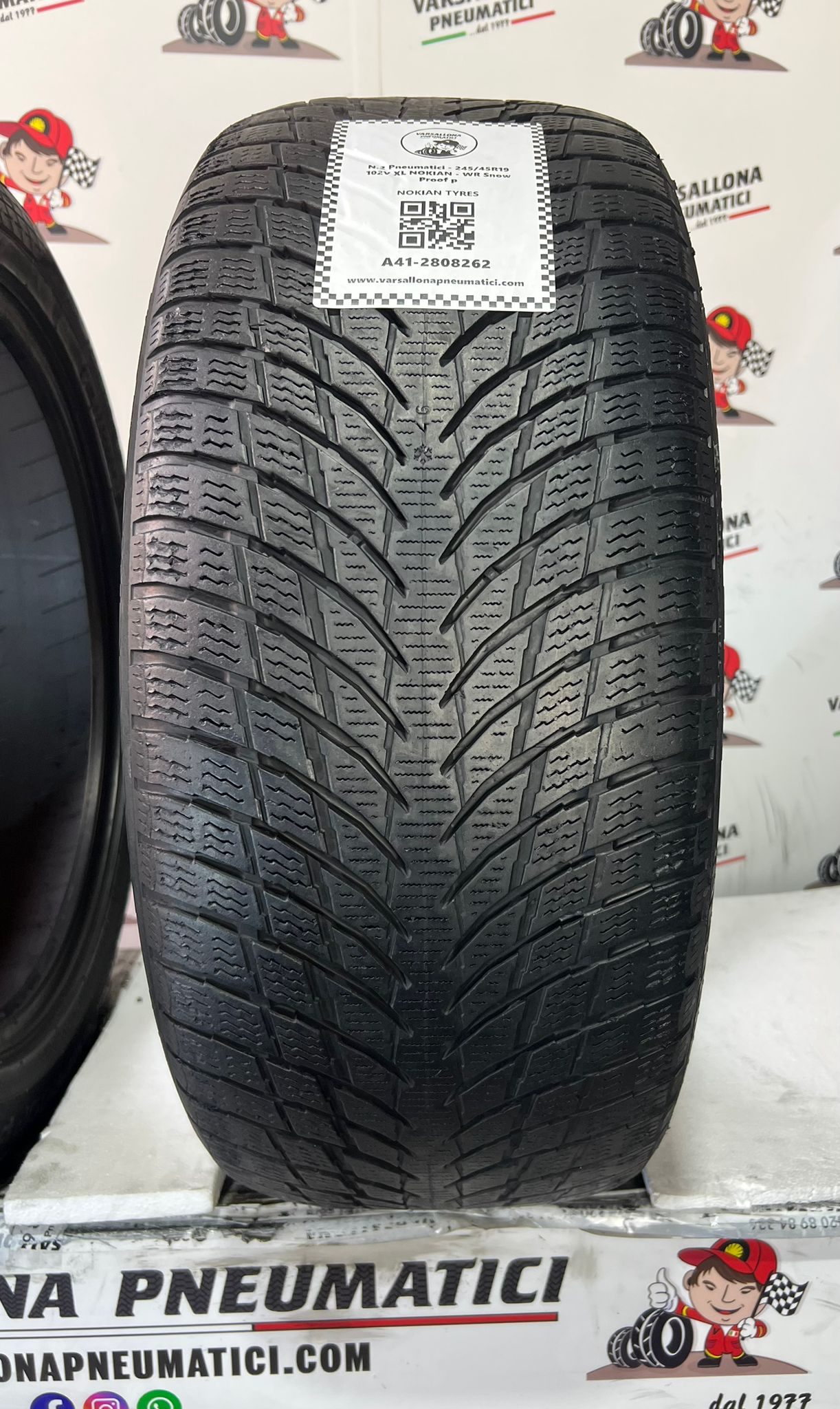 N.2 Pneumatici - 245/45R19 102V XL NOKIAN - WR Snow Proof p - immagine 2
