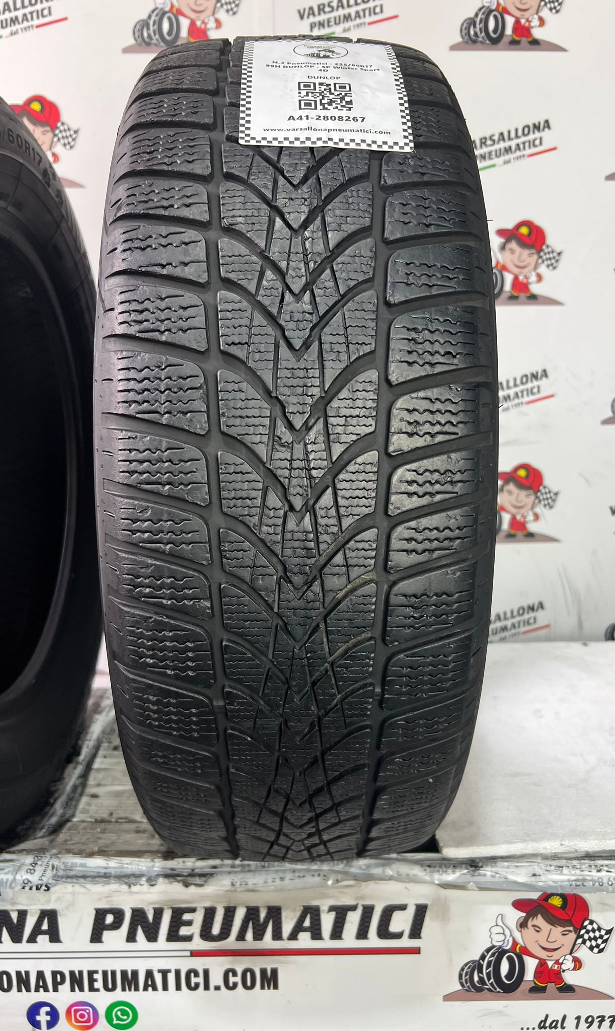 N.2 Pneumatici - 225/60R17 99H DUNLOP - SP Winter Sport 4D - immagine 2