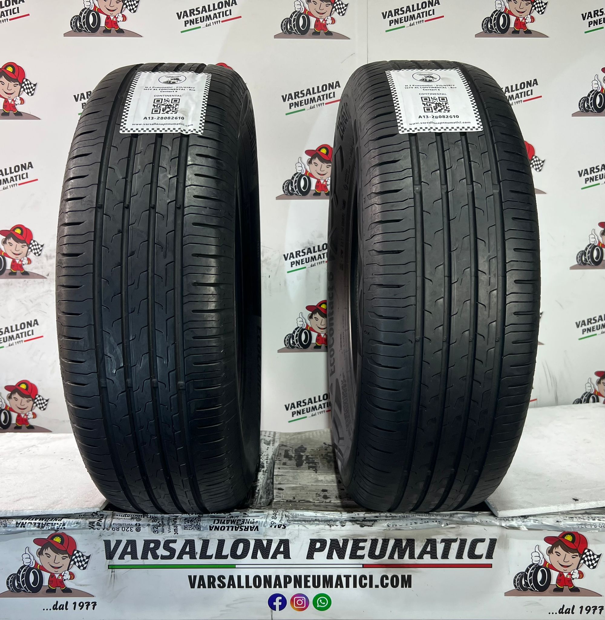 N.2 Pneumatici - 215/65R17 103V XL CONTINENTAL - Eco Contact 6