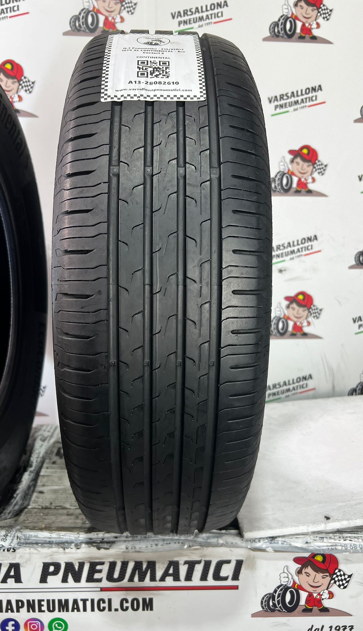 N.2 Pneumatici - 215/65R17 103V XL CONTINENTAL - Eco Contact 6 - immagine 2