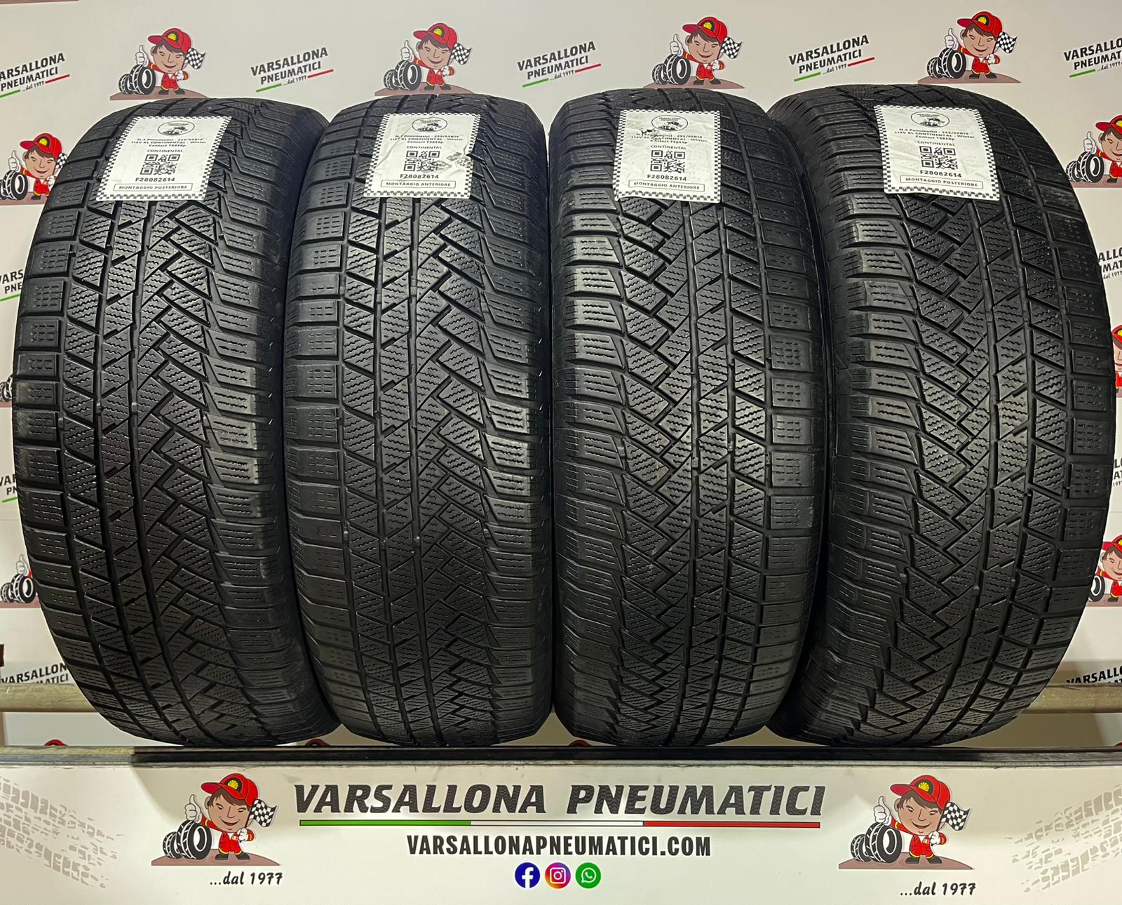 N.4 Pneumatici - 255/65R19 114V XL CONTINENTAL - Winter Contact TS850p