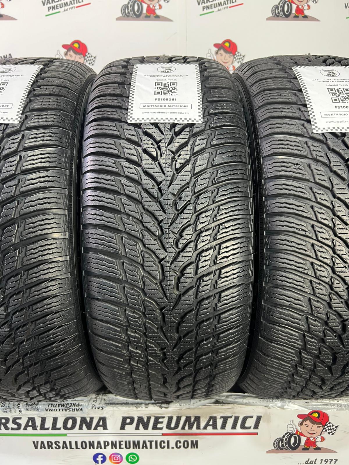 N.4 Pneumatici - 225/50R18 99H XL NOKIAN - WR Snow Proof - immagine 2