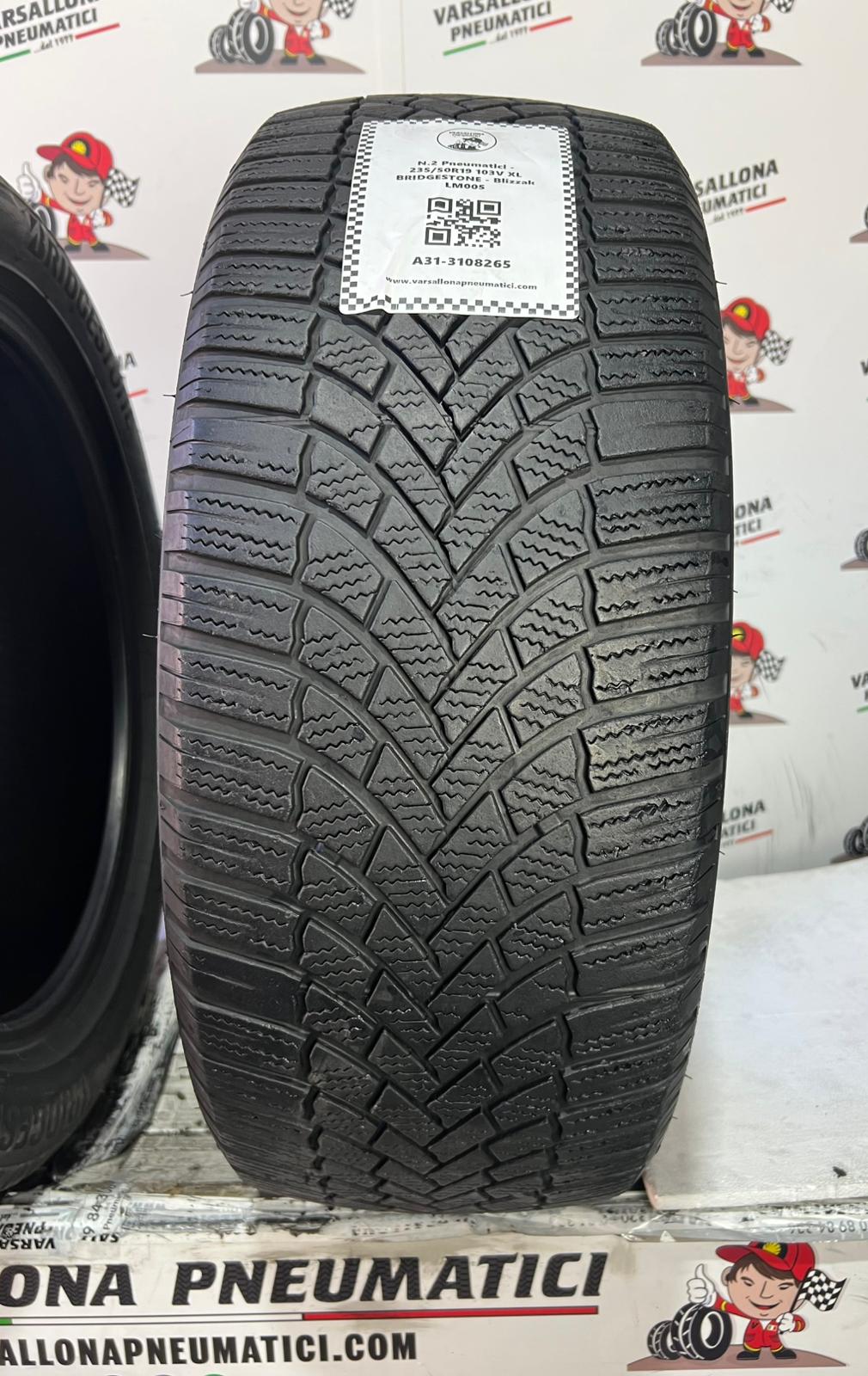 N.2 Pneumatici - 235/50R19 103V XL BRIDGESTONE - Blizzak LM005 - immagine 2