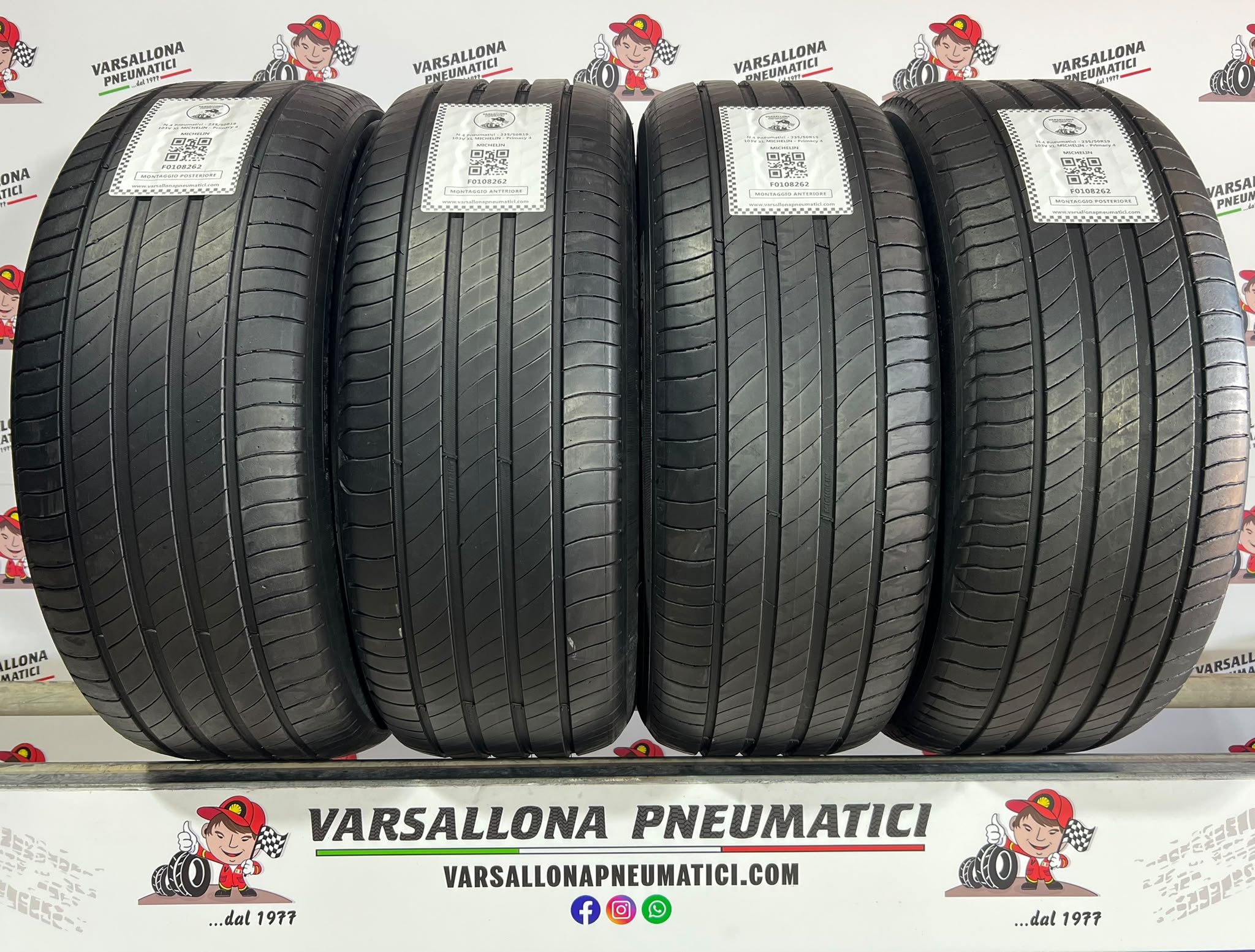 N.4 Pneumatici - 235/50R19 103V XL MICHELIN - Primacy 4