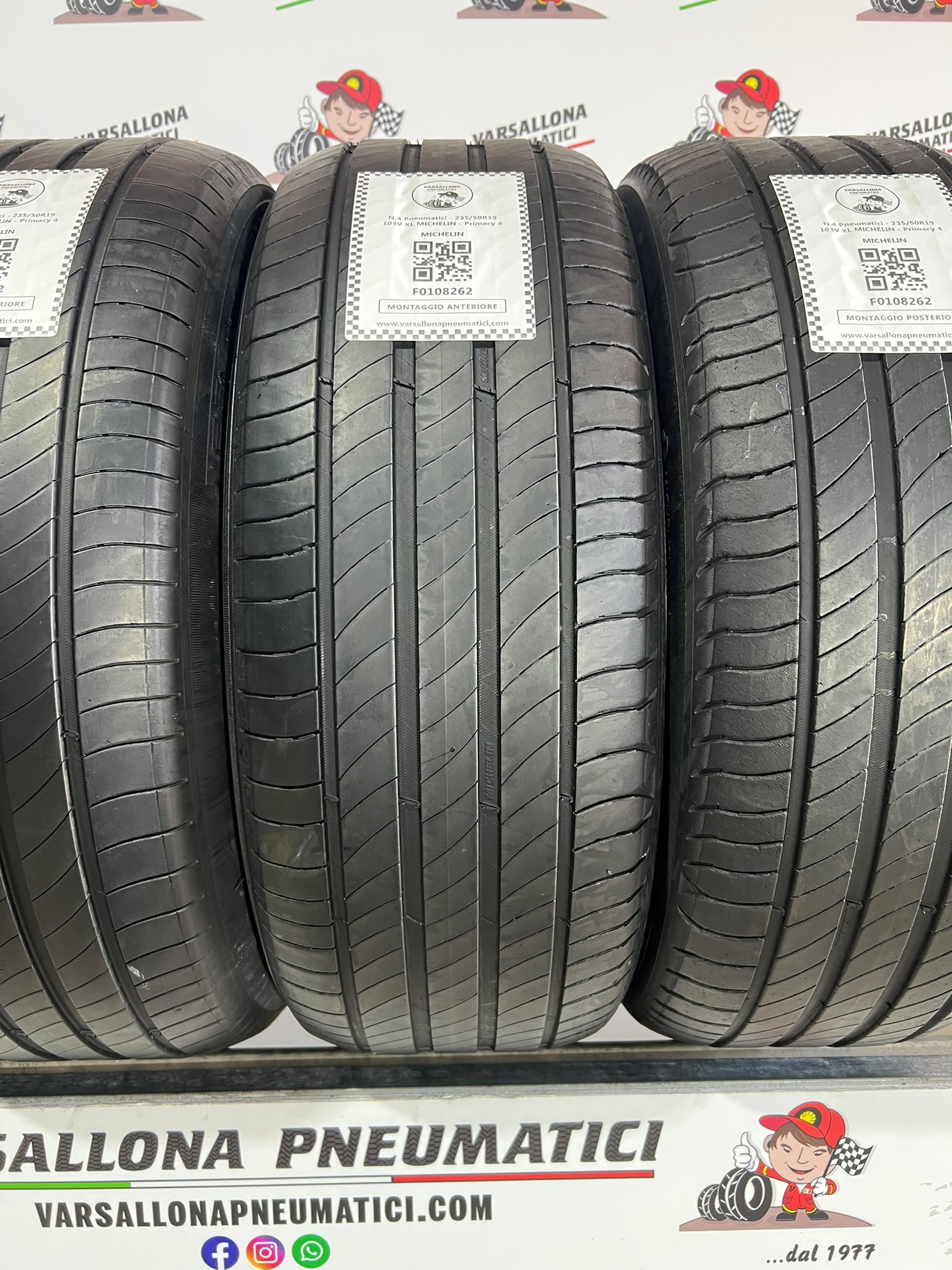 N.4 Pneumatici - 235/50R19 103V XL MICHELIN - Primacy 4 - immagine 2